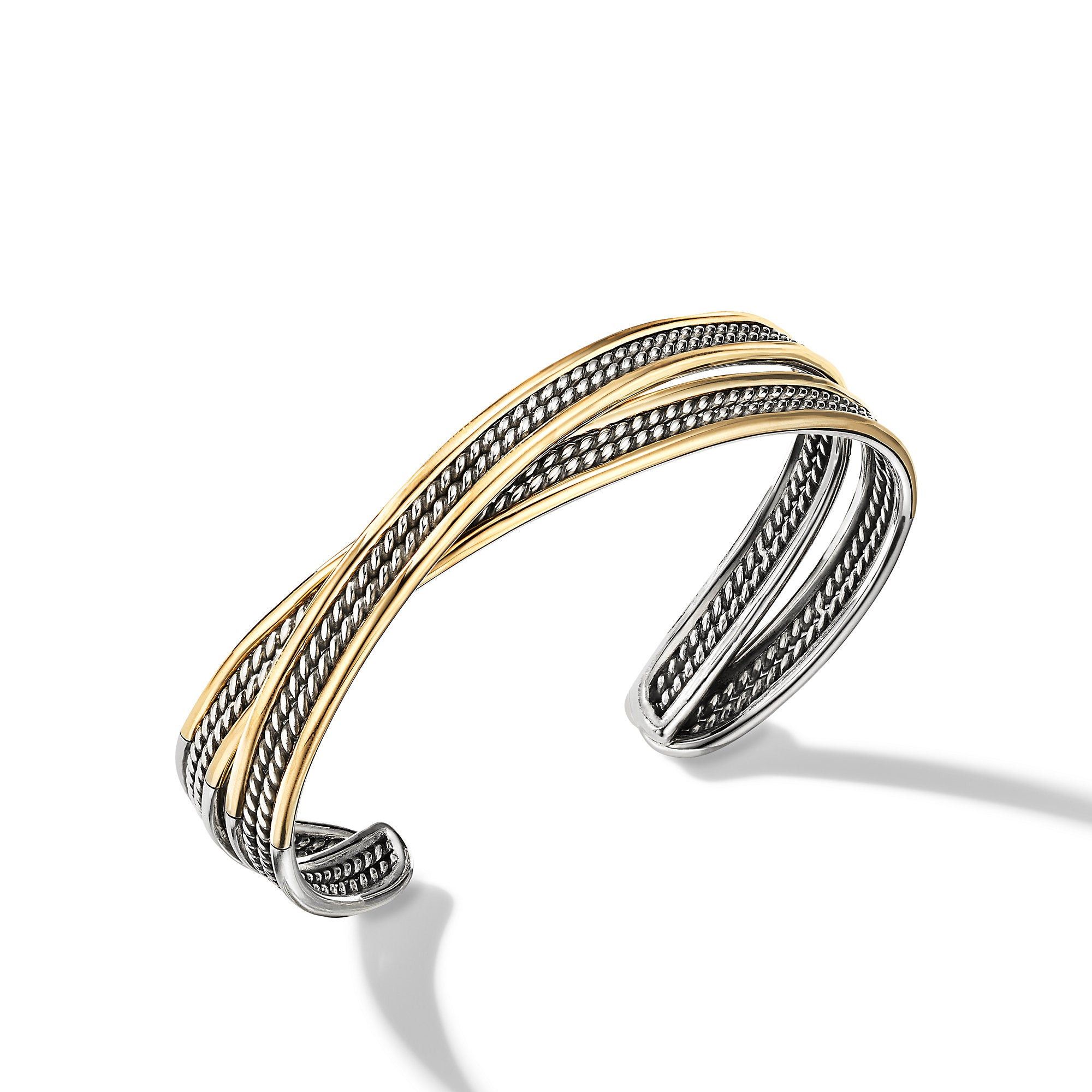 David Yurman o1w1db10325 Bracelet in Sterling Silver with 18K Yellow Gold Size ONE SIZE - 1 Thumbnail