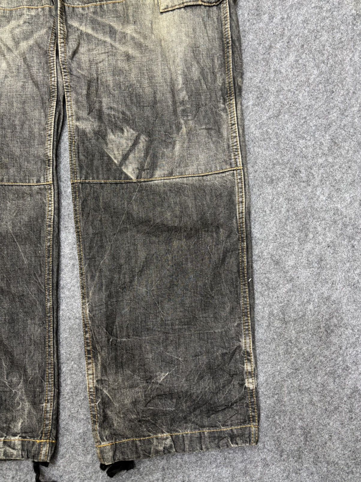Swagger 💥Baggy💥Vintage Swagger Double Knee Light Denim F624 Size US 35 - 7 Thumbnail