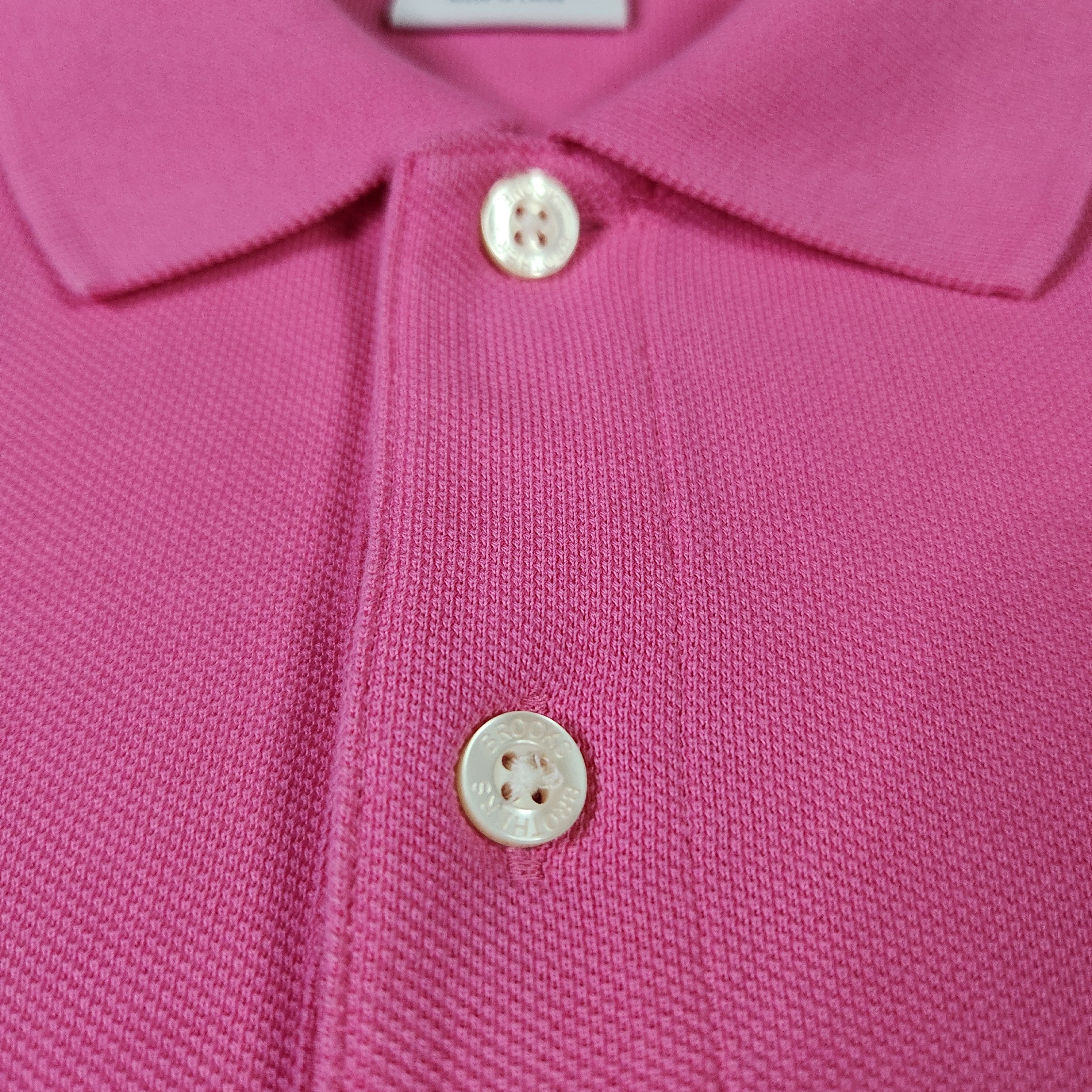 Brooks Brothers Brooks Brothers Polo Shirt Medium Pink Pique Embroidered Size US M / EU 48-50 / 2 - 5 Thumbnail