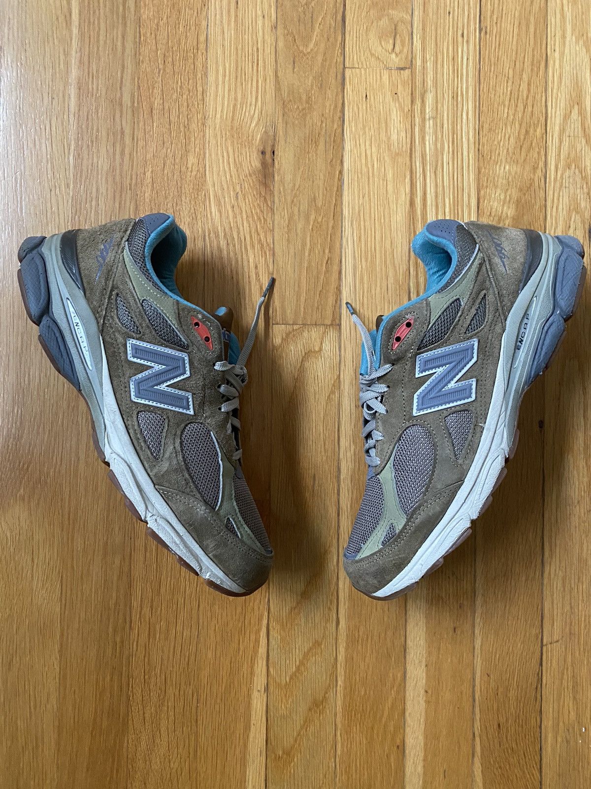 image of 990V3 Bodega Shoes in Brown, Men's (Size 10)