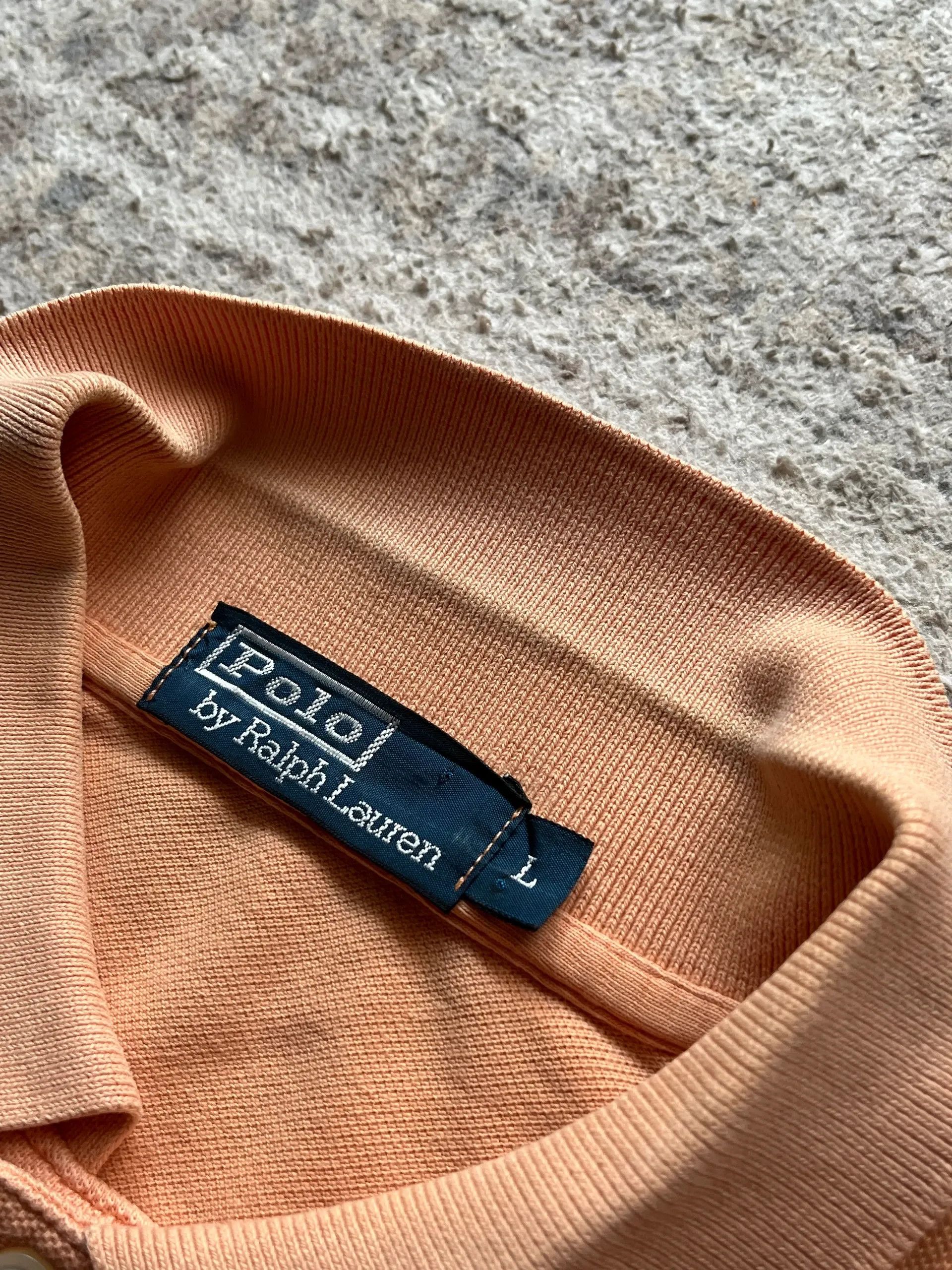Polo Ralph Lauren Ralph Lauren Sz L Orange Polo Shirt Small Pony Size US XL / EU 56 / 4 - 6 Thumbnail