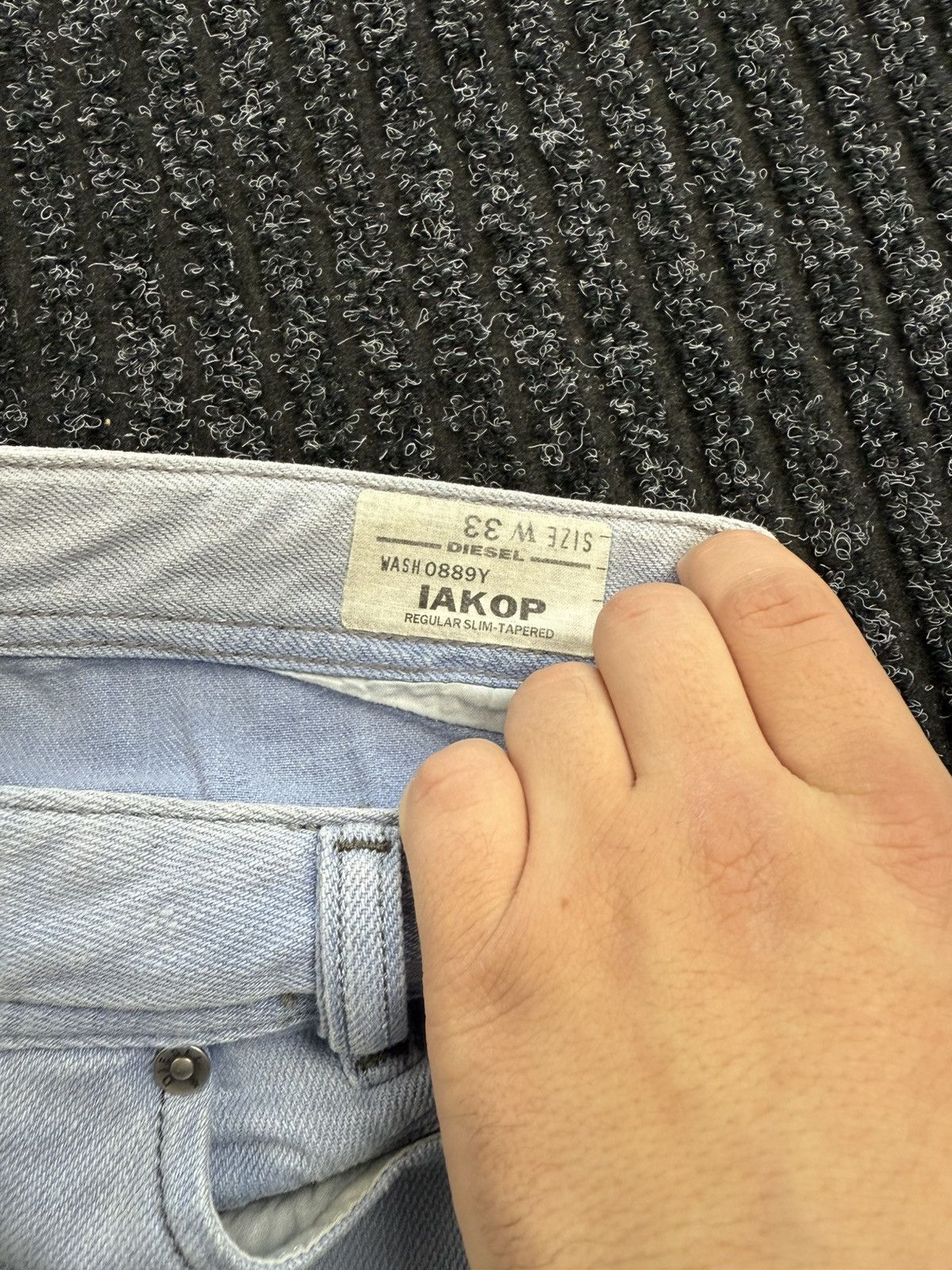 Diesel Vintage Diesel LAKOP washed light blue jeans denim pants W33 Size US 33 - 5 Thumbnail