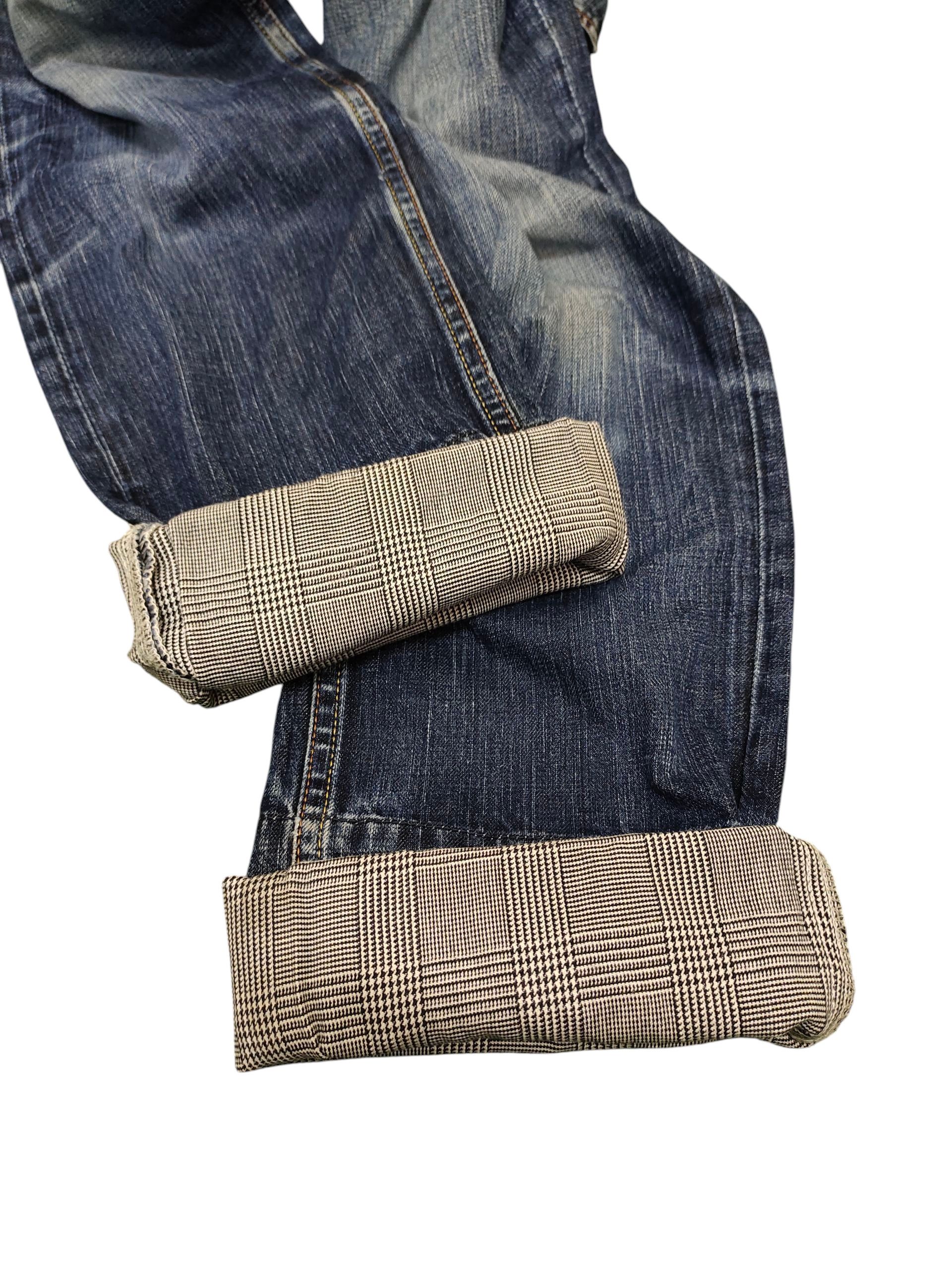 Kapital Vintage Levis 511 Slim Jeans - Distress Faded Grunge Denim Size US 32 / EU 48 - 18 Thumbnail