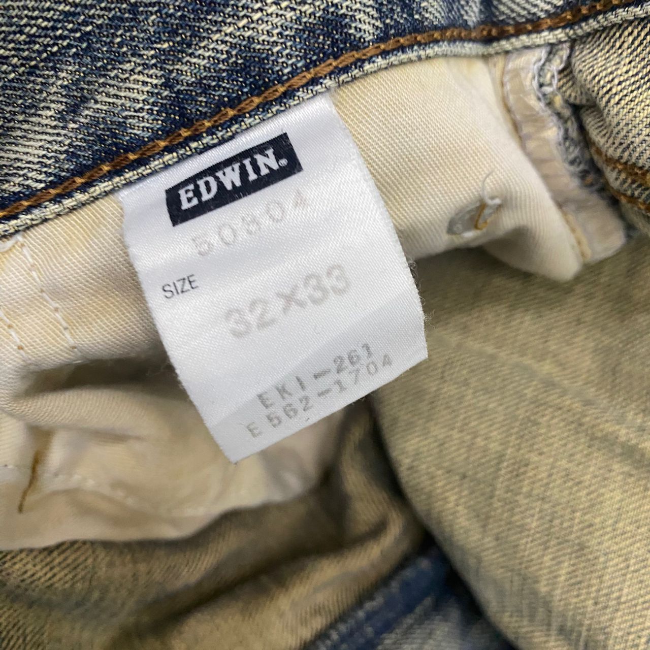 Edwin 💥Best Offer💥Vintage Edwin 503z Regular Distressed Denim Size US 32 / EU 48 - 16 Thumbnail