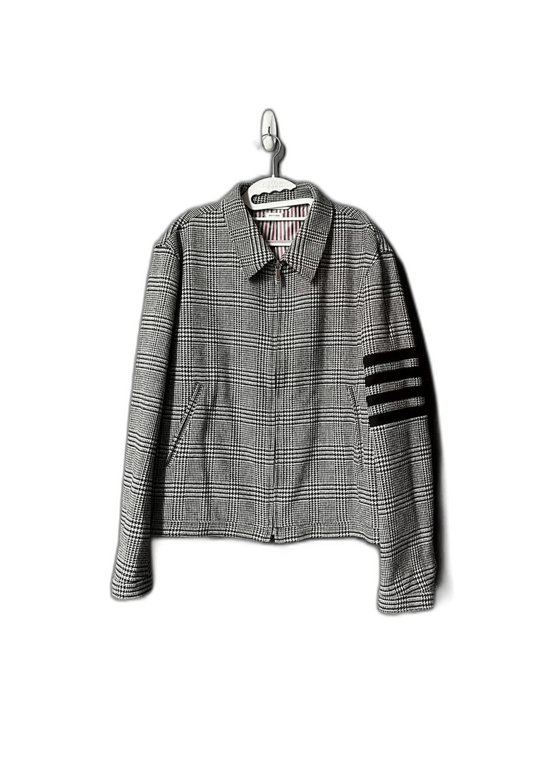 Thom Browne Thom Browne Houndstooth Zip Jacket Size M / US 6-8 / IT 42-44 - 1 Thumbnail