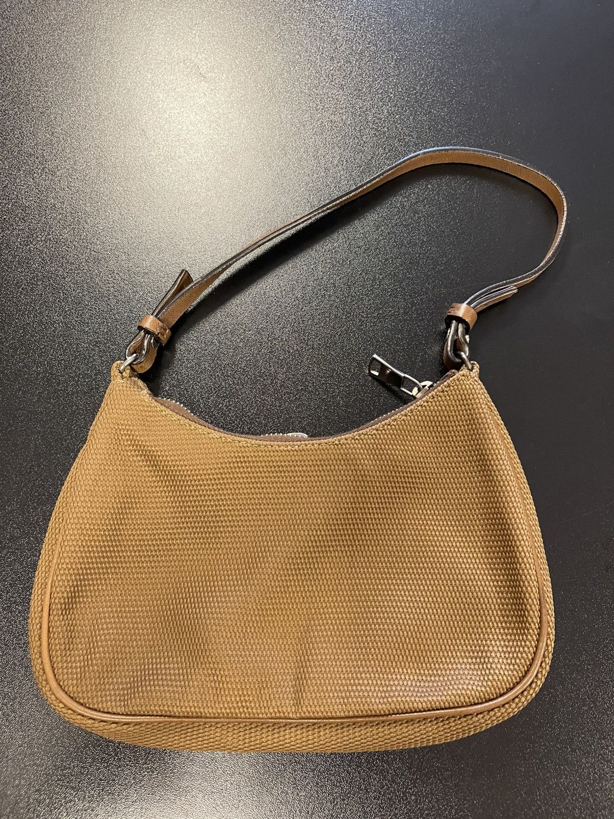 Yves Saint Laurent YSL Yves Saint Laurent Embroidered Handbag Purse Brown Size ONE SIZE - 6 Thumbnail