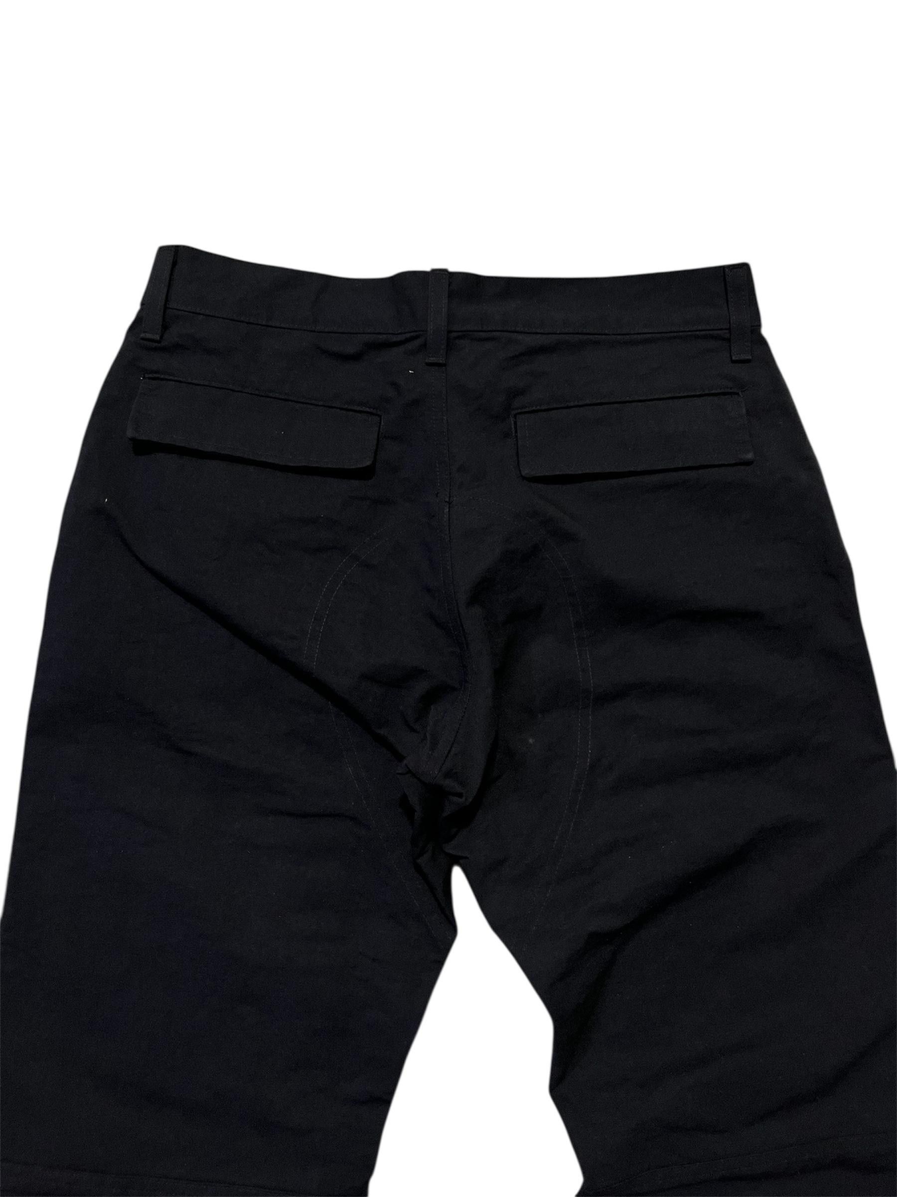 PPFM PPFM Double Pocket Black Pants Size US 29 - 4 Thumbnail