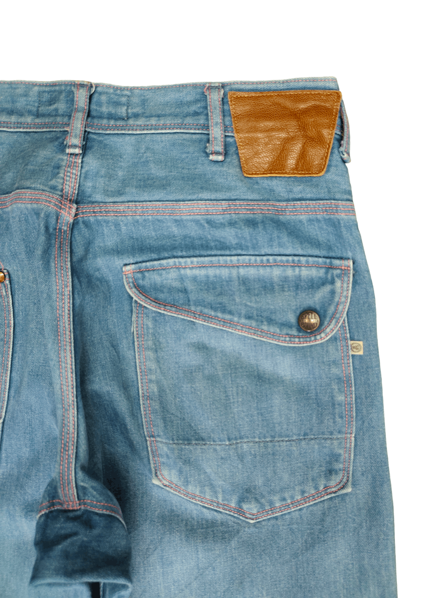 Spellbound 1990s Spellbound Jpn Workers Denim Pants 45rpm Orslow Style Size US 29 - 13 Thumbnail