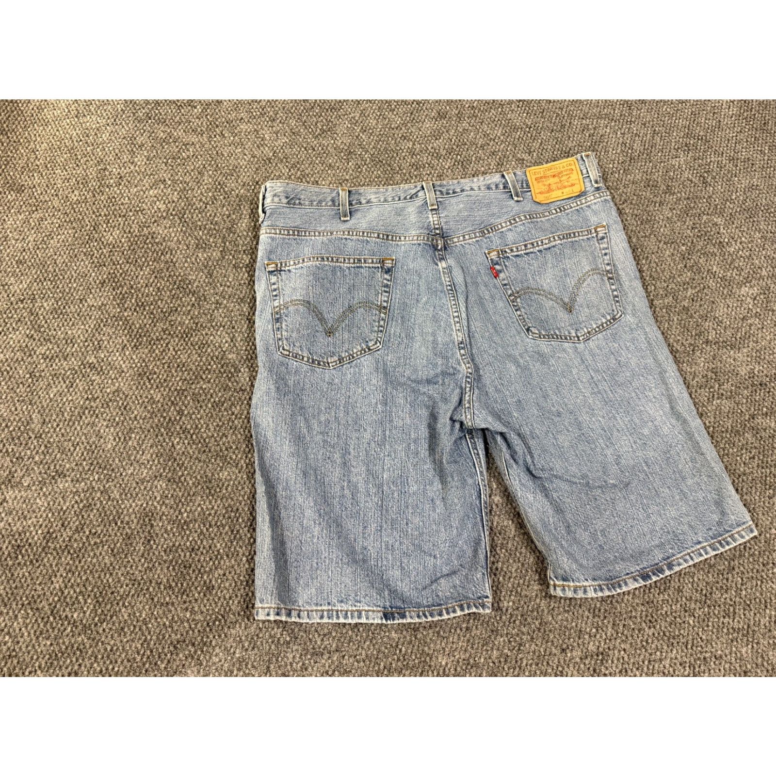 Levi's Levi's 505 Shorts Mens 44 Denim Blue Light Wash Classic Retro Camouflage 5-Pocket Design Regular Fit Summer Spring Fall Size US 44 / EU 60 - 5 Thumbnail