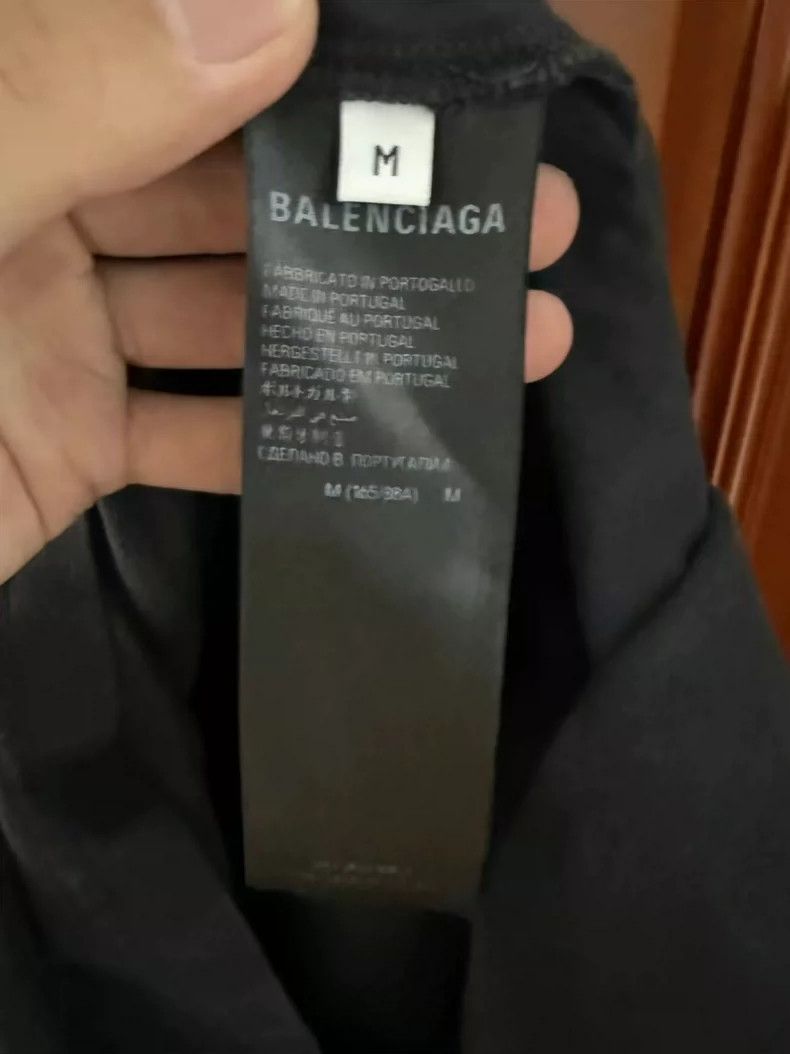 Balenciaga Balenciaga 3b Embroidered Logo Short Sleeve M Size Size US M / EU 48-50 / 2 - 4 Thumbnail