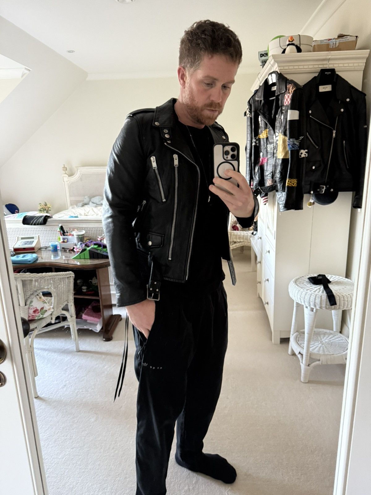 Saint Laurent Paris Saint Laurent Bloodluster leather L17 biker jacket 46 Hedi Size US S / EU 44-46 / 1 - 5 Thumbnail