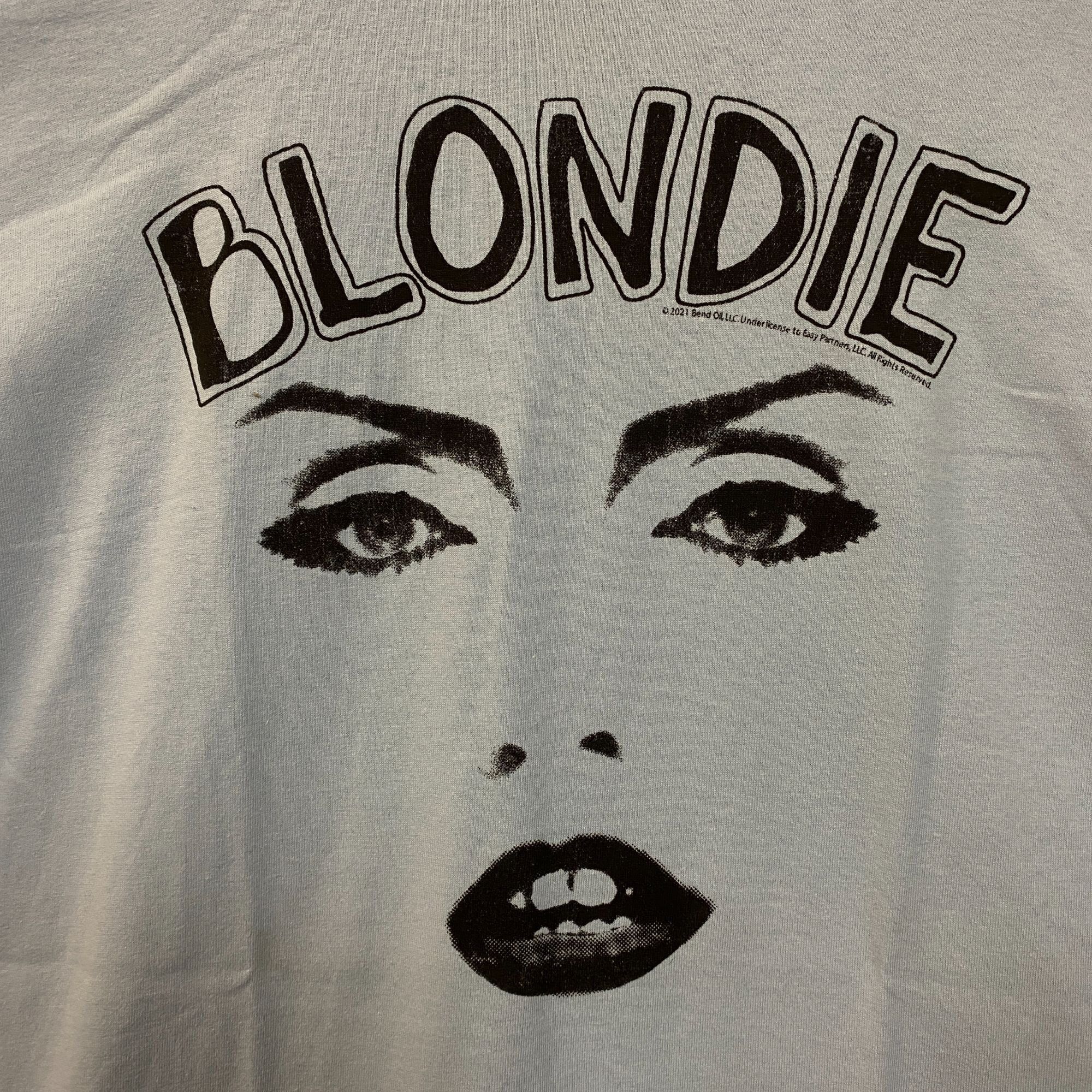 Other Blondie Parallel Lines Debbie Harry Face T-shirt Baby Blue 1 Size US XL / EU 56 / 4 - 2 Thumbnail