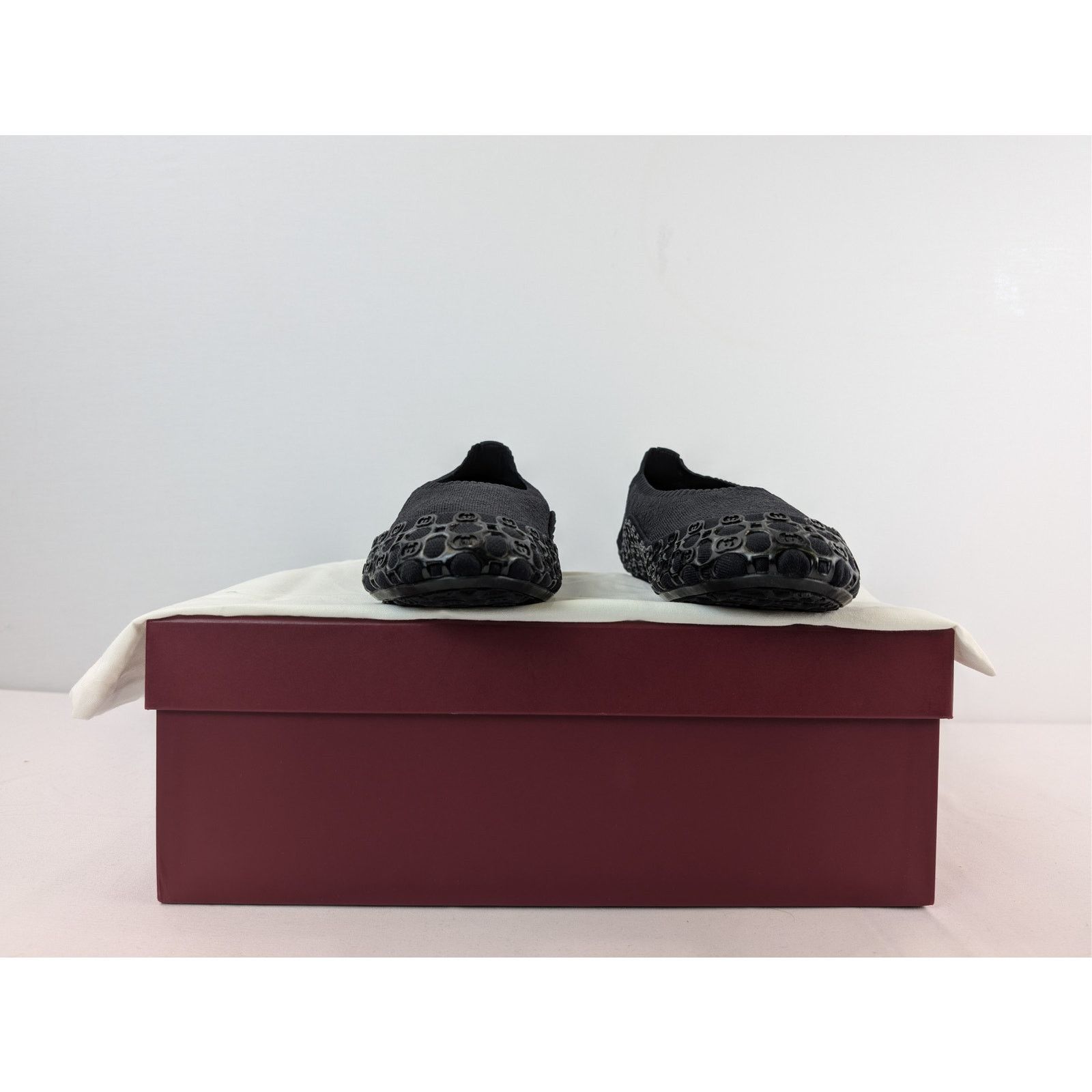 Gucci o1rshd1 Elastic Fabric slip-ons Shoes in Black Size US 10 / EU 43 - 17 Thumbnail