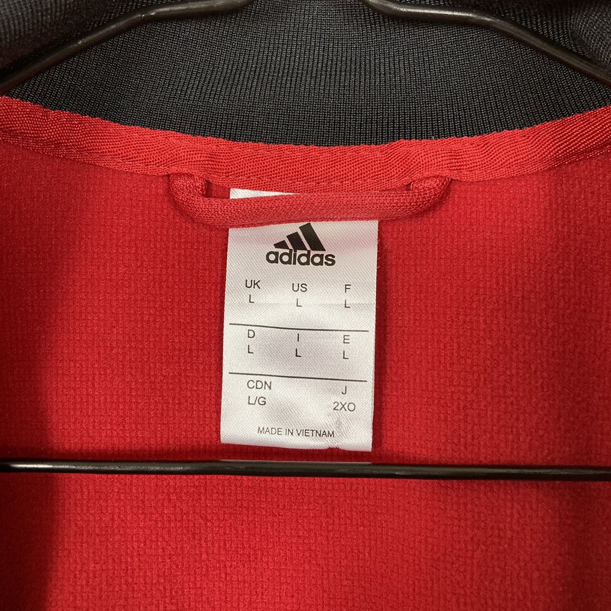 Adidas Adidas Manchester United Zip Up Track Jacket Size US L / EU 52-54 / 3 - 7 Thumbnail