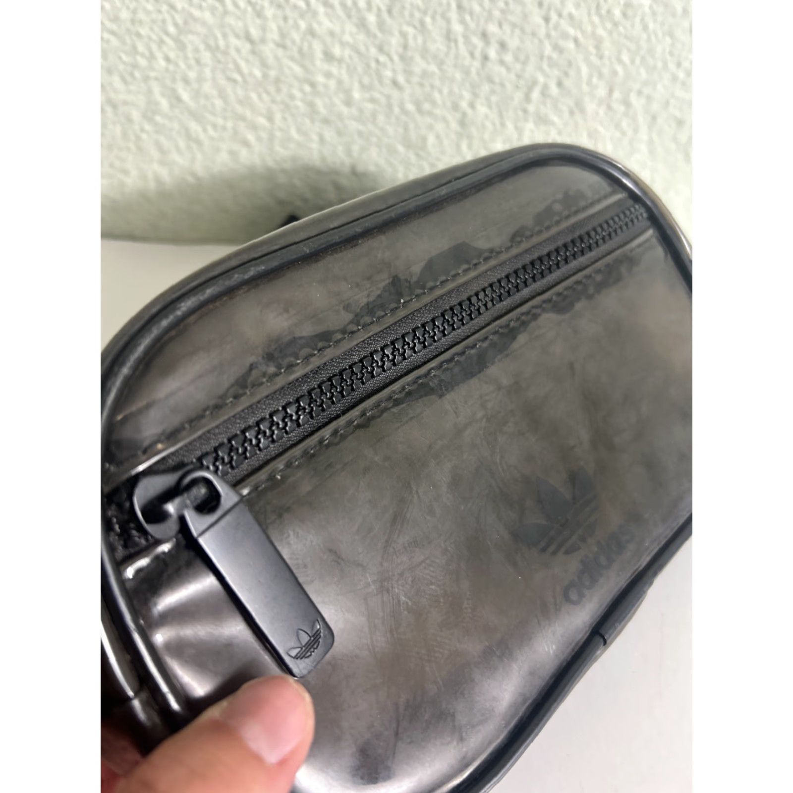 Adidas adidas Originals Trefoil Dark Clear Tinted Waist Pack Belt Bag Small Men Gray 8x5x2 Size ONE SIZE - 5 Thumbnail