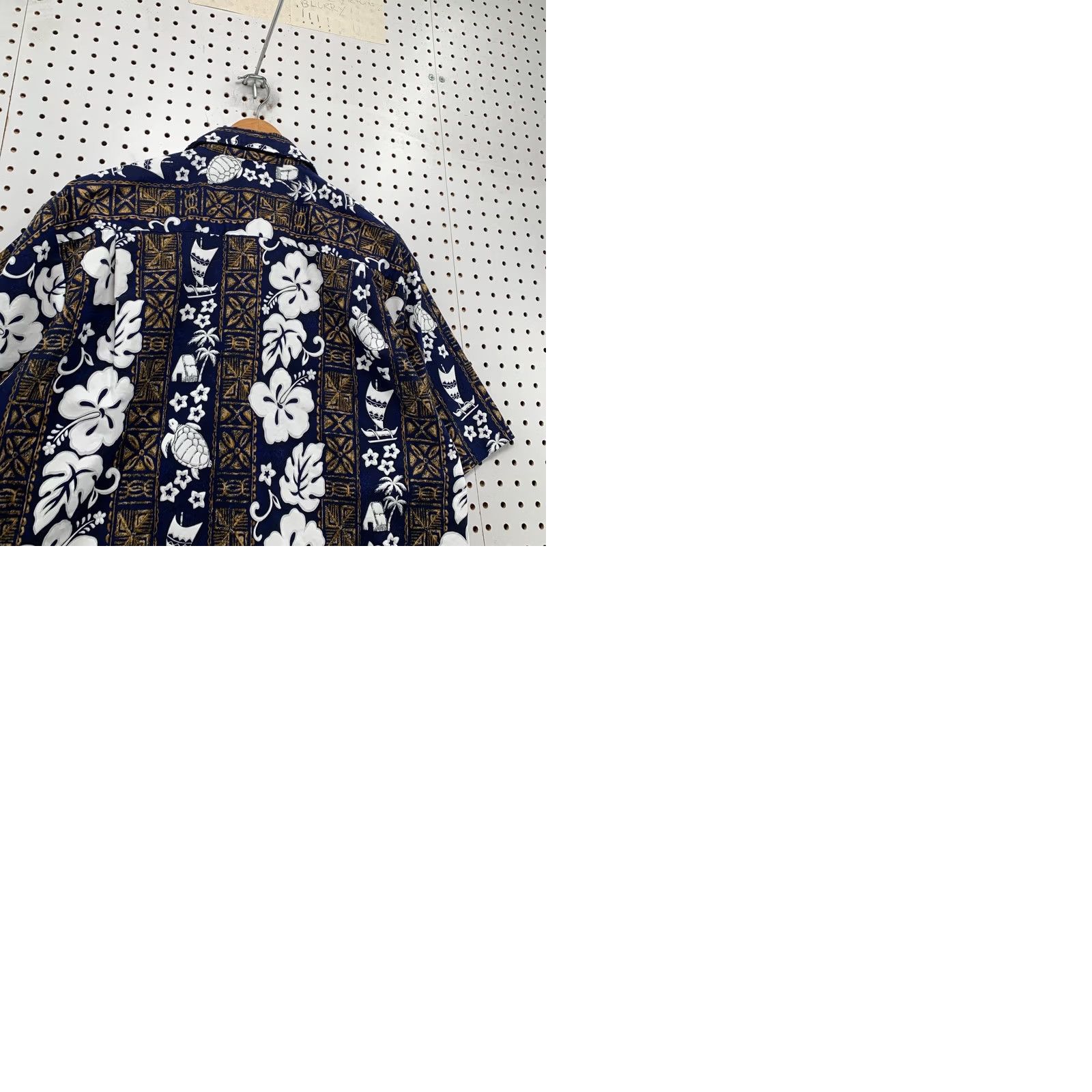 Vintage Aloha Republic Vintage Hawaiian Button Shirt Mens Large Floral Sea Turtle Shirt Size US L / EU 52-54 / 3 - 10 Thumbnail