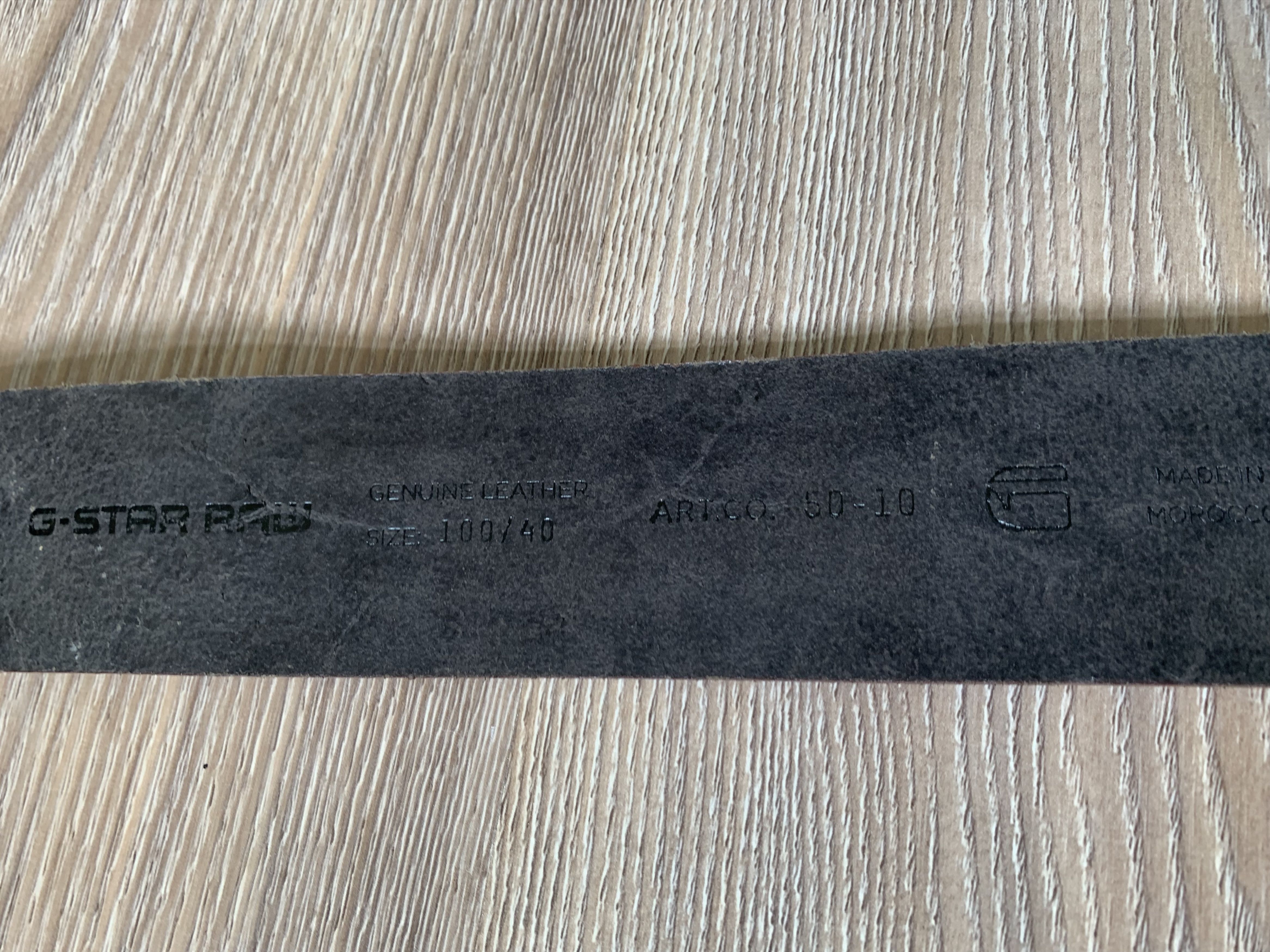 G-Star × Vintage G Star-Raw Leather Brown Belt Size ONE SIZE - 10 Thumbnail