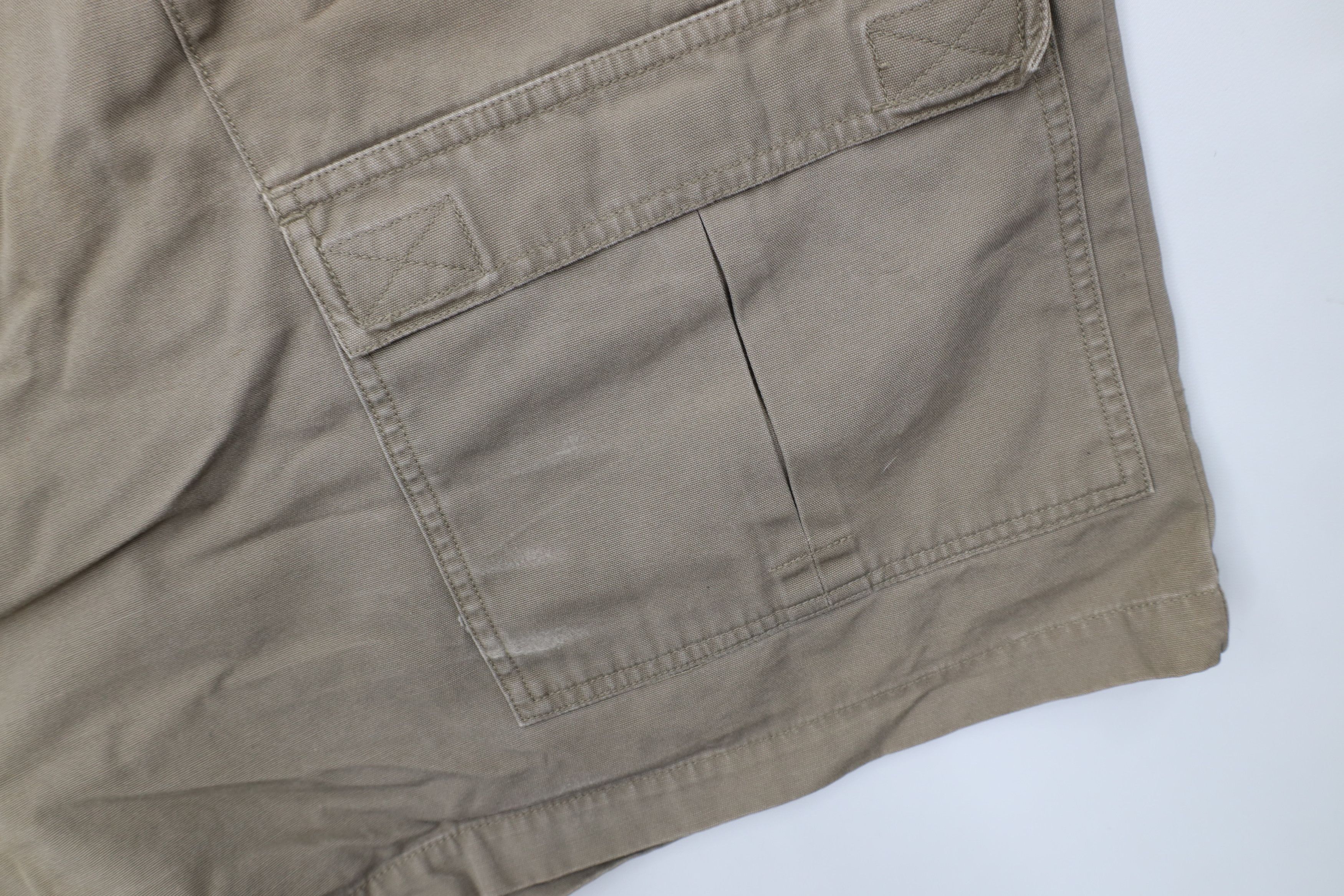 Cabelas Vintage Cabelas Knee Trekking Hiking Cargo Shorts Beige Size US 44 / EU 60 - 6 Thumbnail