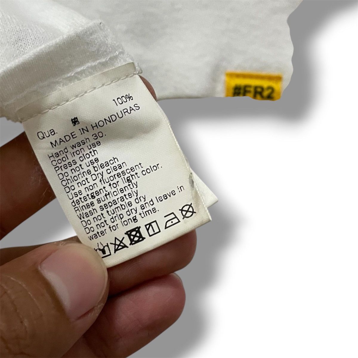 FR2 #FR2 Finger LS Tee White Size US L / EU 52-54 / 3 - 6 Thumbnail