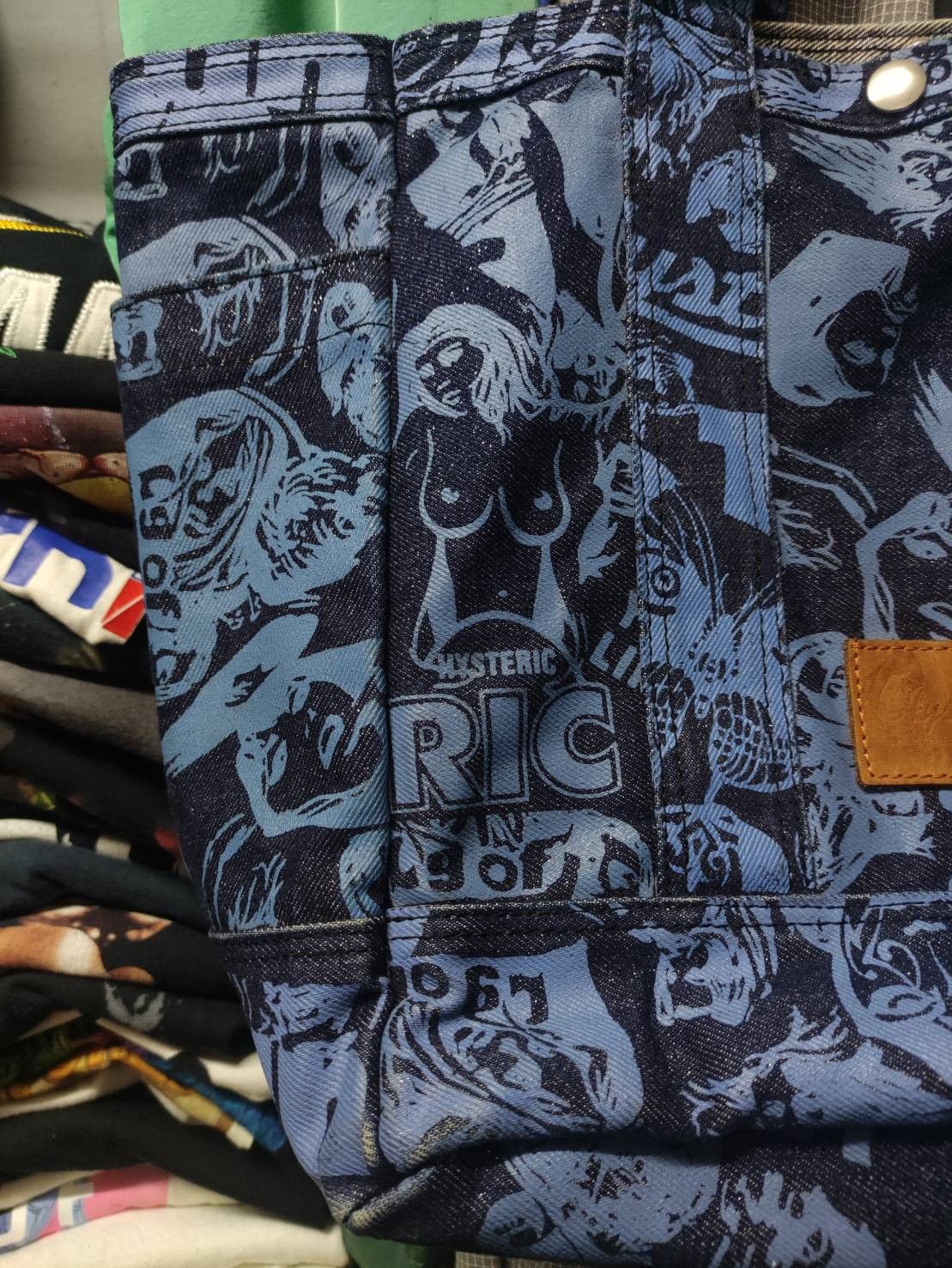 Denime Hysteric Glamour Full Print Denim Jeans HandBag Size ONE SIZE - 2 Thumbnail