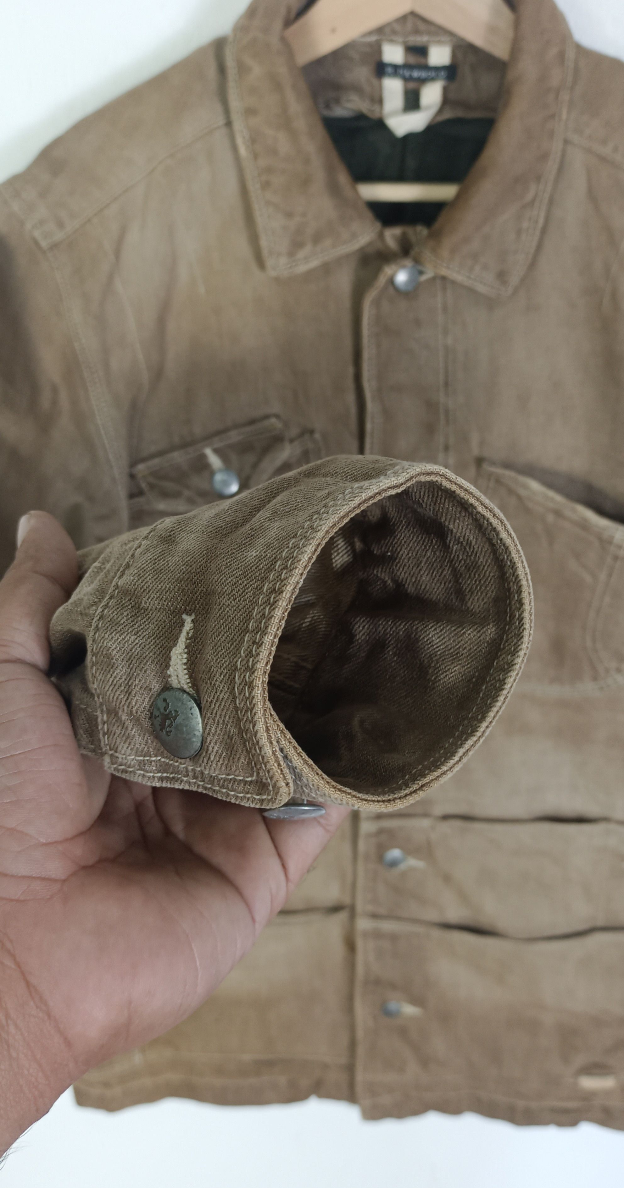 R.Newbold R.Newbold 8 Pocket Bodder Pattern Denim Jacket Size US L / EU 52-54 / 3 - 9 Thumbnail