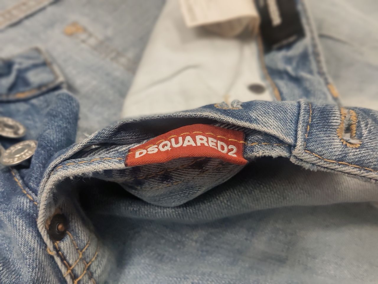Dsquared2 Dsquared2 Design hockney Denim Blue Patchwork Mom Jeans Size US 34 / EU 50 - 15 Thumbnail