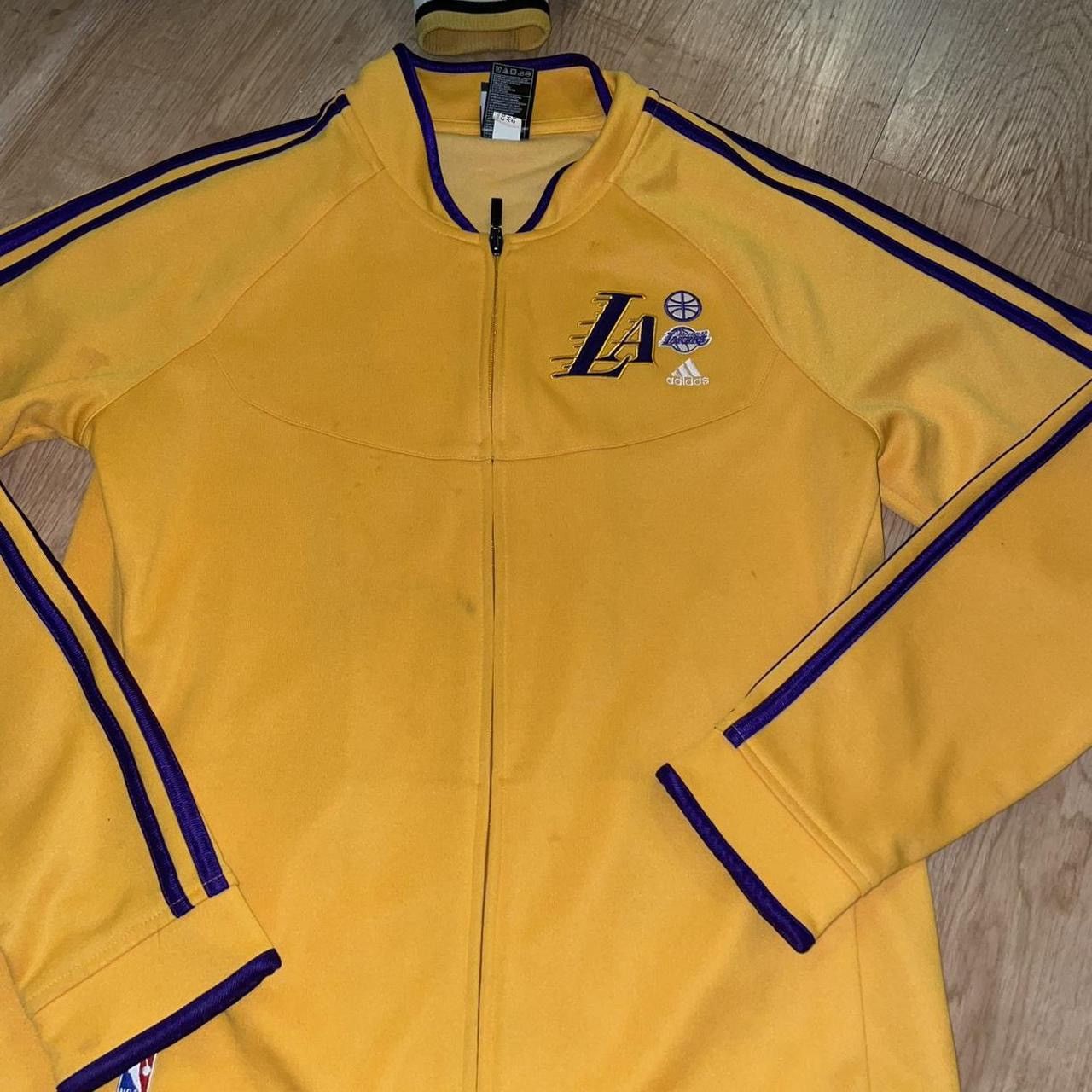 Adidas Yellow Adidas Lakers jacket Size US L / EU 52-54 / 3 - 1 Thumbnail