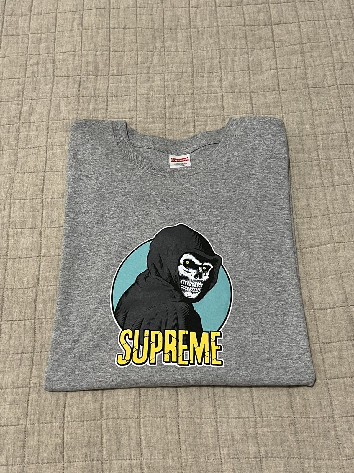 Supreme Reaper Tee Heather Grey SS23 Cliver Brand outlet New DS