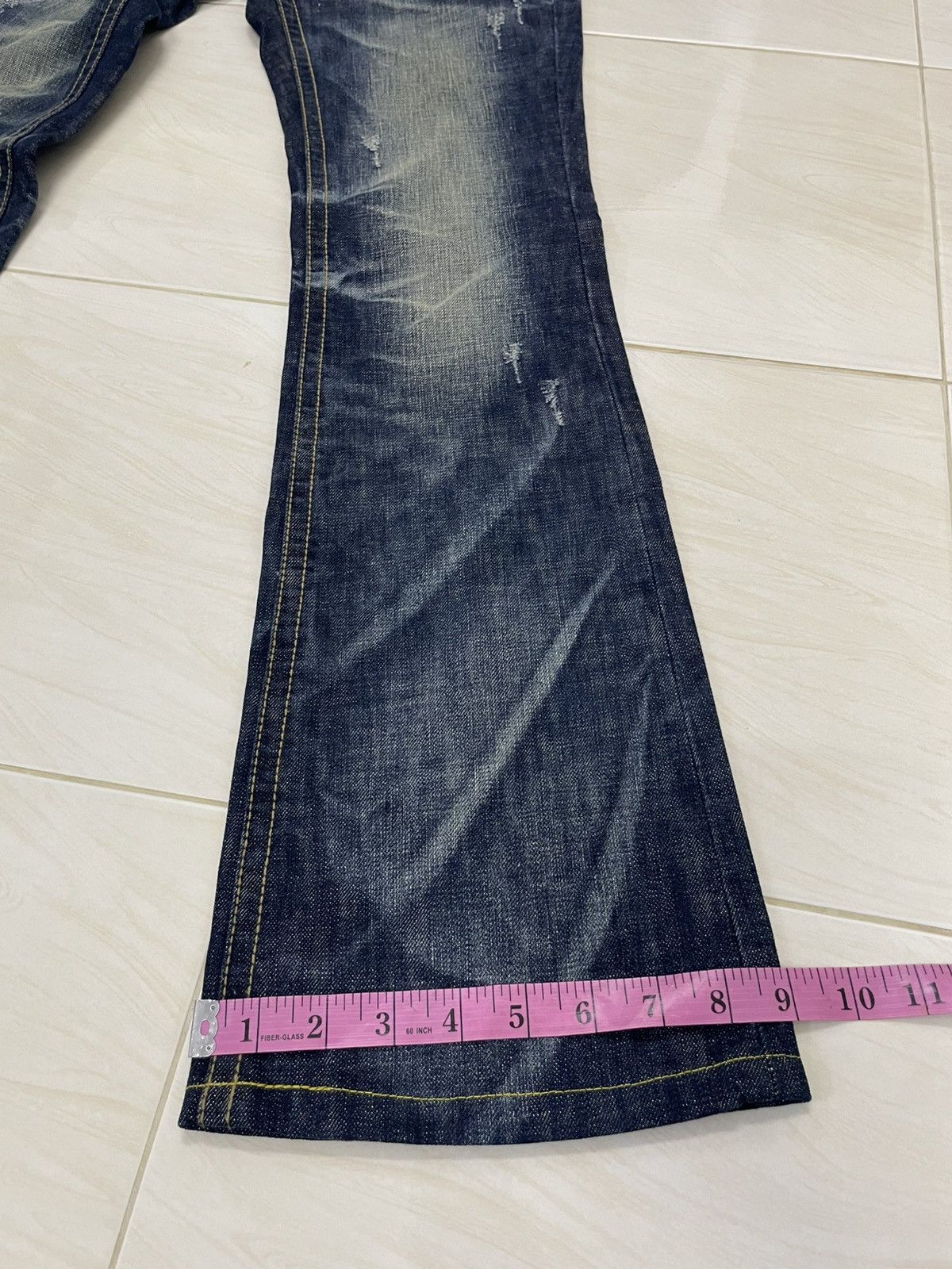 Tornado Mart Vintage Lolita Club By Concert Club Bootcut Denim Jeans Size US 30 / EU 46 - 8 Thumbnail