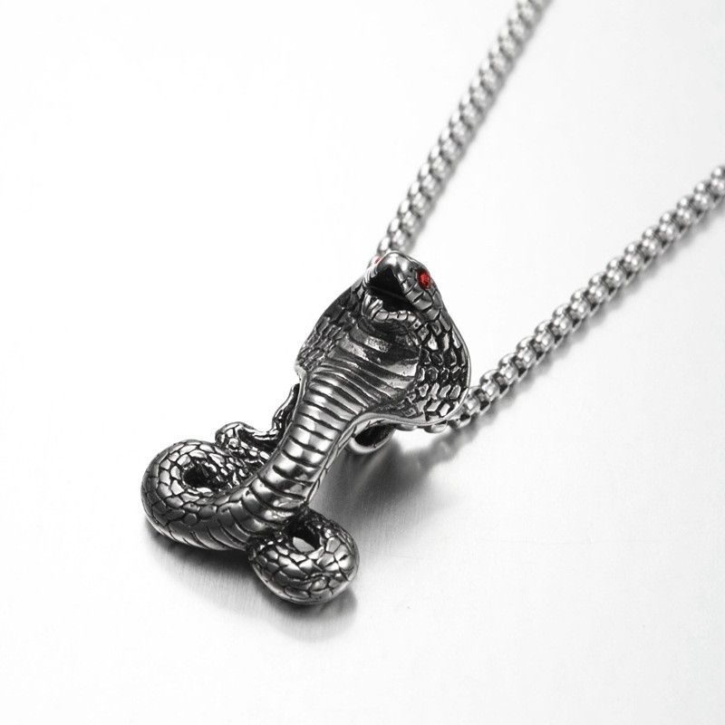 Jewelry Horror Cobra Pendant Necklace Size ONE SIZE - 2 Thumbnail