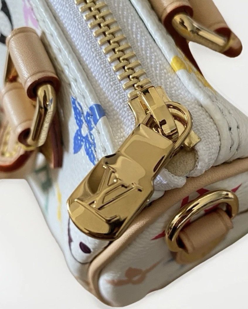 Louis Vuitton × Takashi Murakami Louis Vuitton Murakami White Nano Speedy 2025 NWT M13391 Size ONE SIZE - 12 Thumbnail