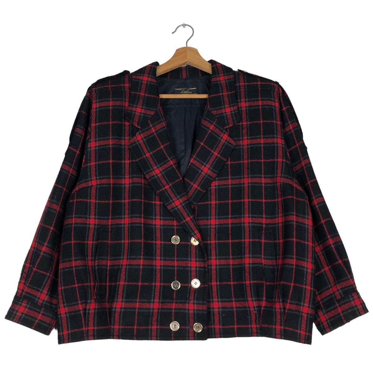 Japanese Brand 🔥Vtg Lelian Bomber Jacket Tartan Design Punk Design Japan Size US M / EU 48-50 / 2 - 1 Thumbnail