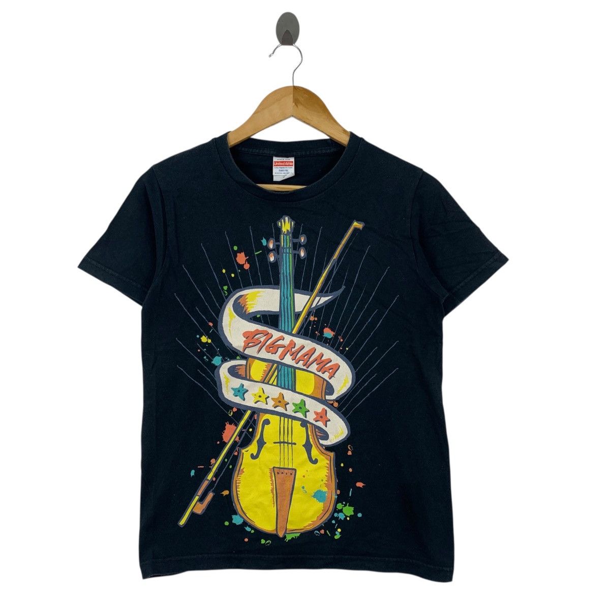 Japanese Brand RX-RECORDS Big Mama Violin Japanese Band Short Sleeve Tshirt Size US S / EU 44-46 / 1 - 1 Thumbnail