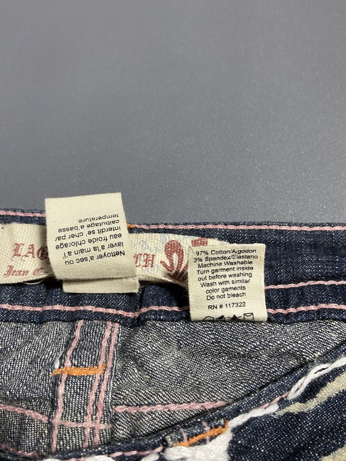 Vintage VTG Y2K 2000s Laguna Beach Jean Co Low Waist USA Made Jeans Size 25" / US 0 / IT 36 - 6 Thumbnail