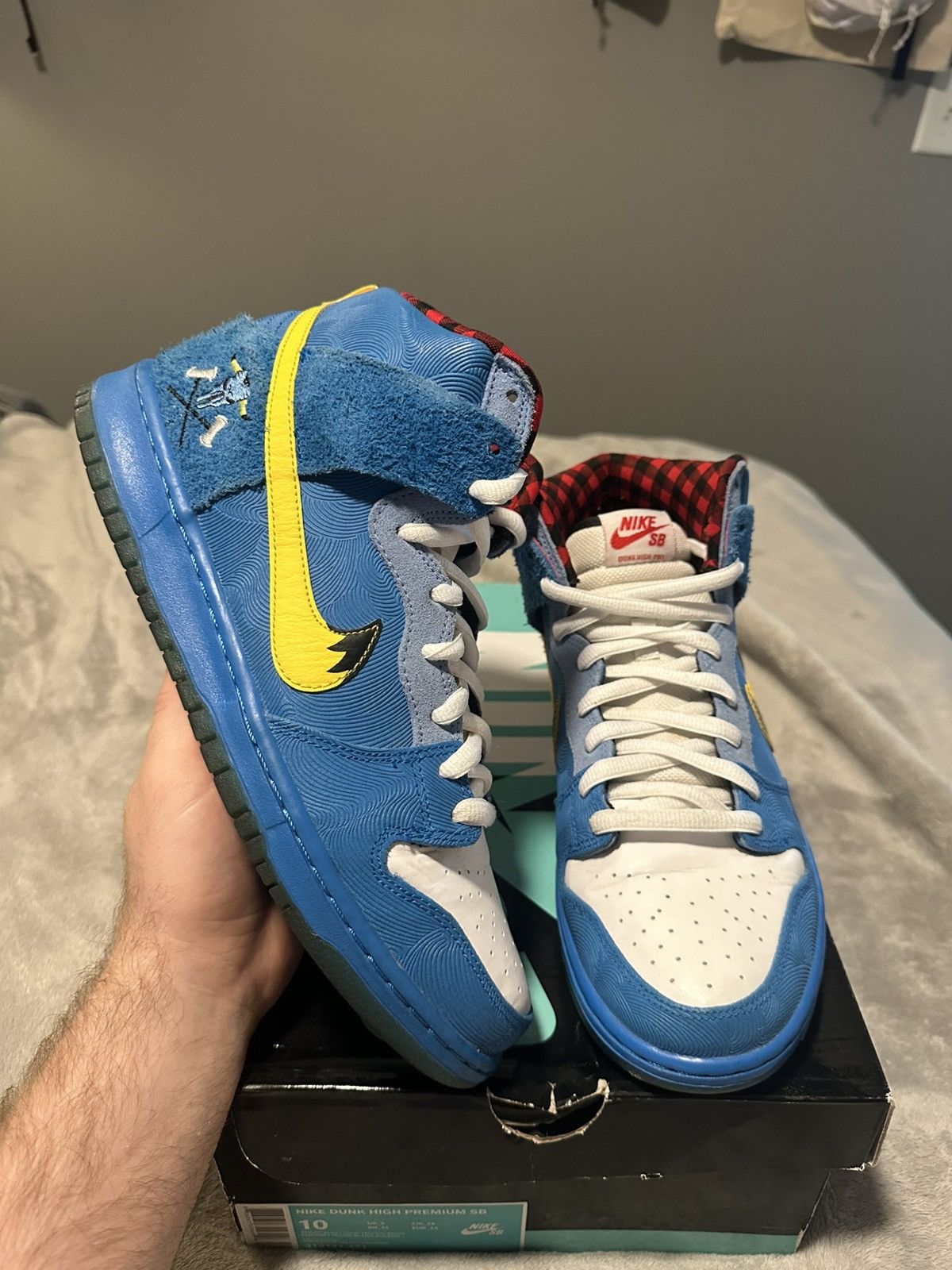 Nike SB Nike SB Dunk High Familia Blue Ox Size US 10 / EU 43 - 1 Thumbnail