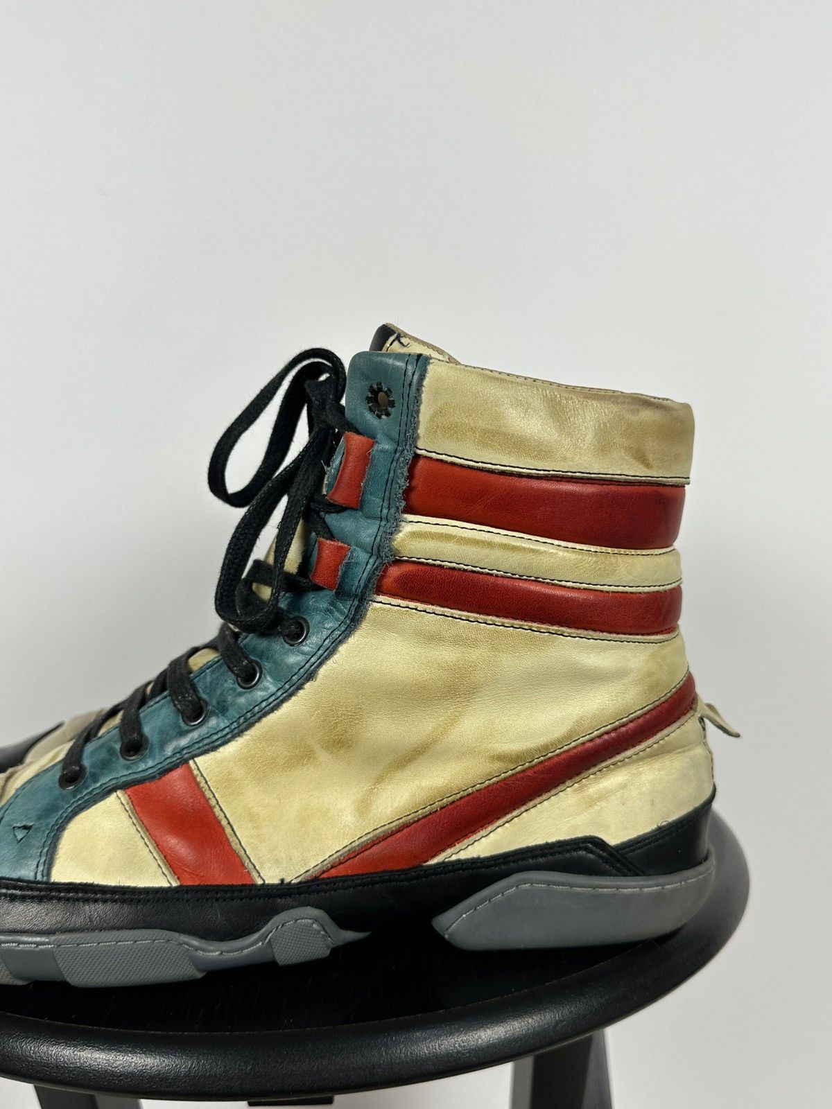 Marithe + Francois Girbaud 00s Vintage Marithé + François Girbaud High Top Sneakers Size US 8 / EU 41 - 13 Thumbnail