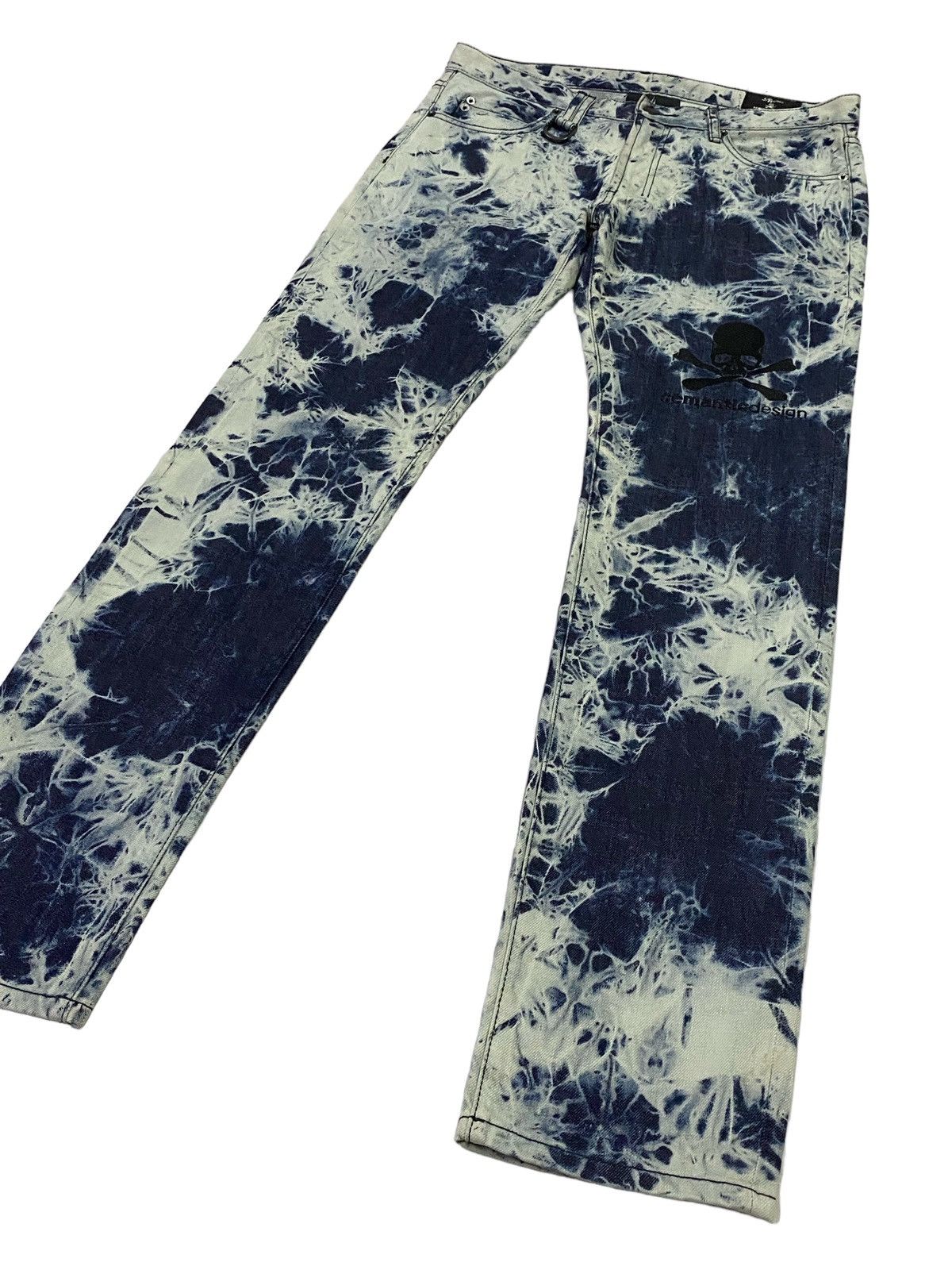 Japanese Brand × Roen × semanticdesign 2009 Roen X Semantic Design Acid Wash Denim Pants Size US 33 - 22 Thumbnail