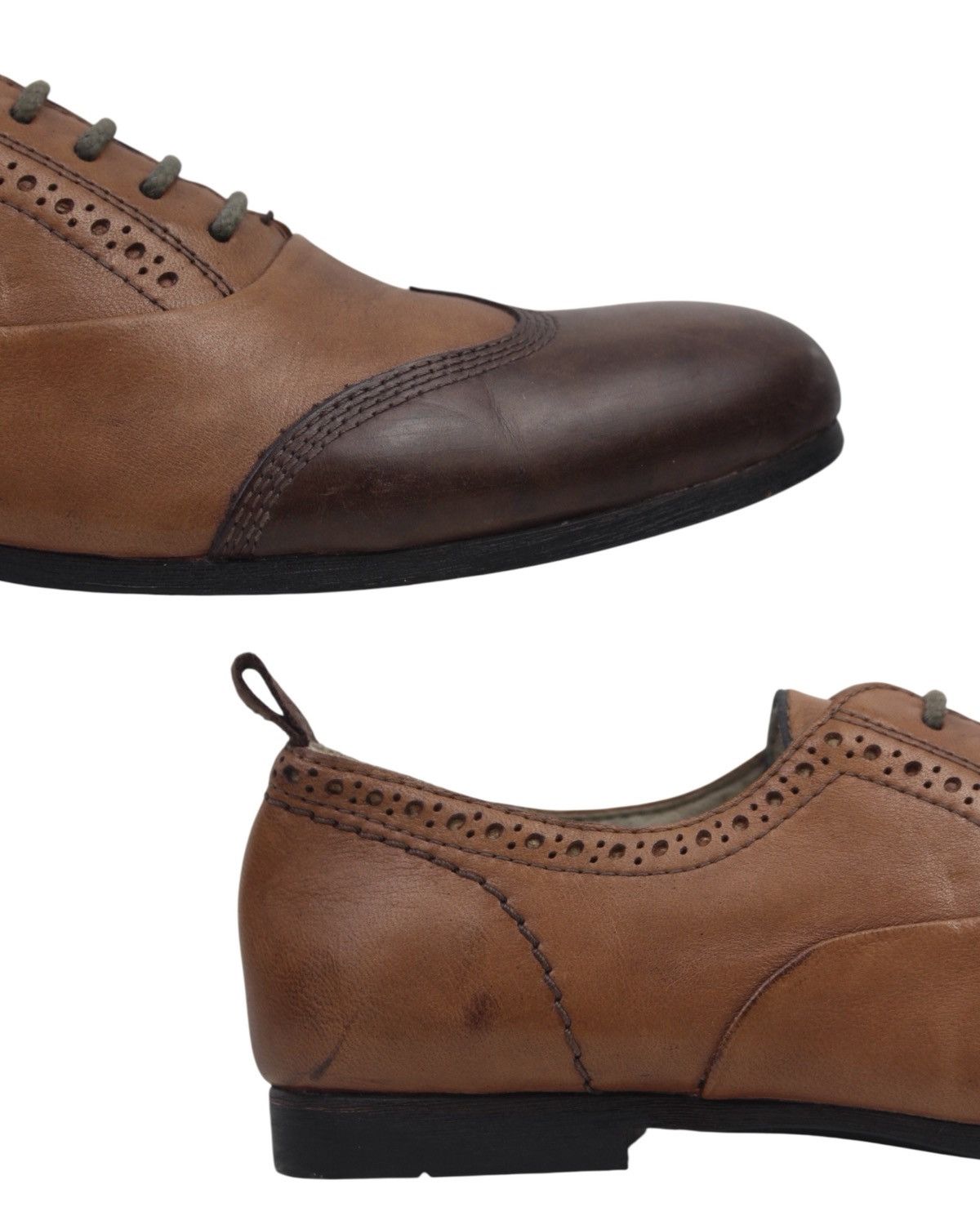 Alfredo Bannister 2000S ALFREDO BANNISTER JAPAN OXFORD CAPTOE LEATHER SHOES Size US 8 / EU 41 - 5 Thumbnail