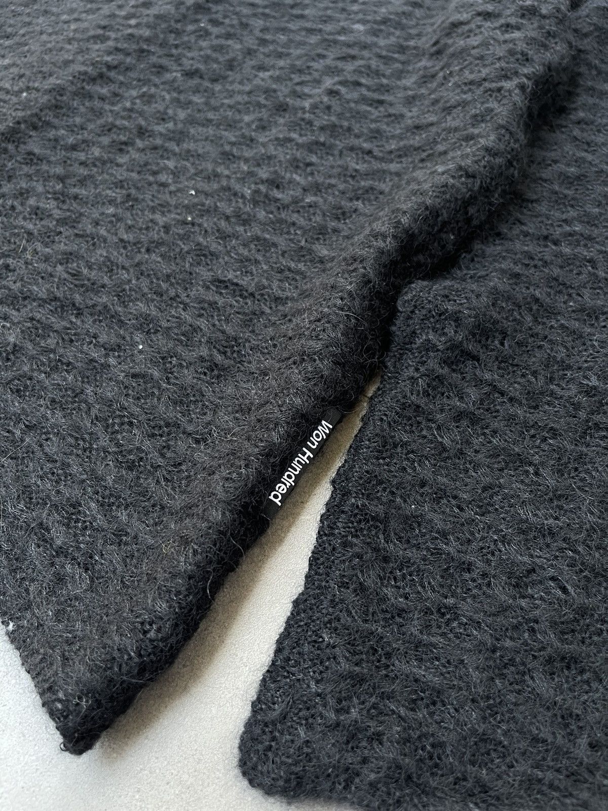 Our Legacy × Won Hundred !DS! AW23 Won Hundred Mazar LS Black Knitted Cardigan Size US M / EU 48-50 / 2 - 19 Thumbnail