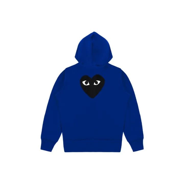Comme des Garcons Comme des Garcons Play Blue Heart Logo Hoodie 0079 Size US L / EU 52-54 / 3 - 1 Thumbnail