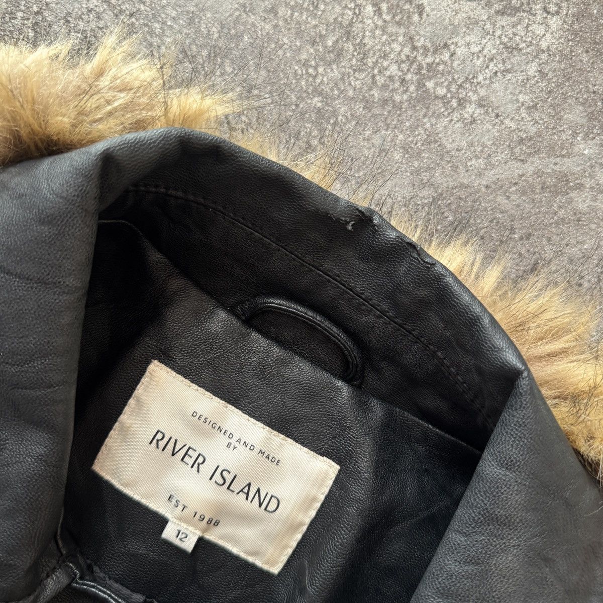 River Island River Island Vintage Y2K Faux Fur Leather Biker Jacket Size M / US 6-8 / IT 42-44 - 13 Thumbnail