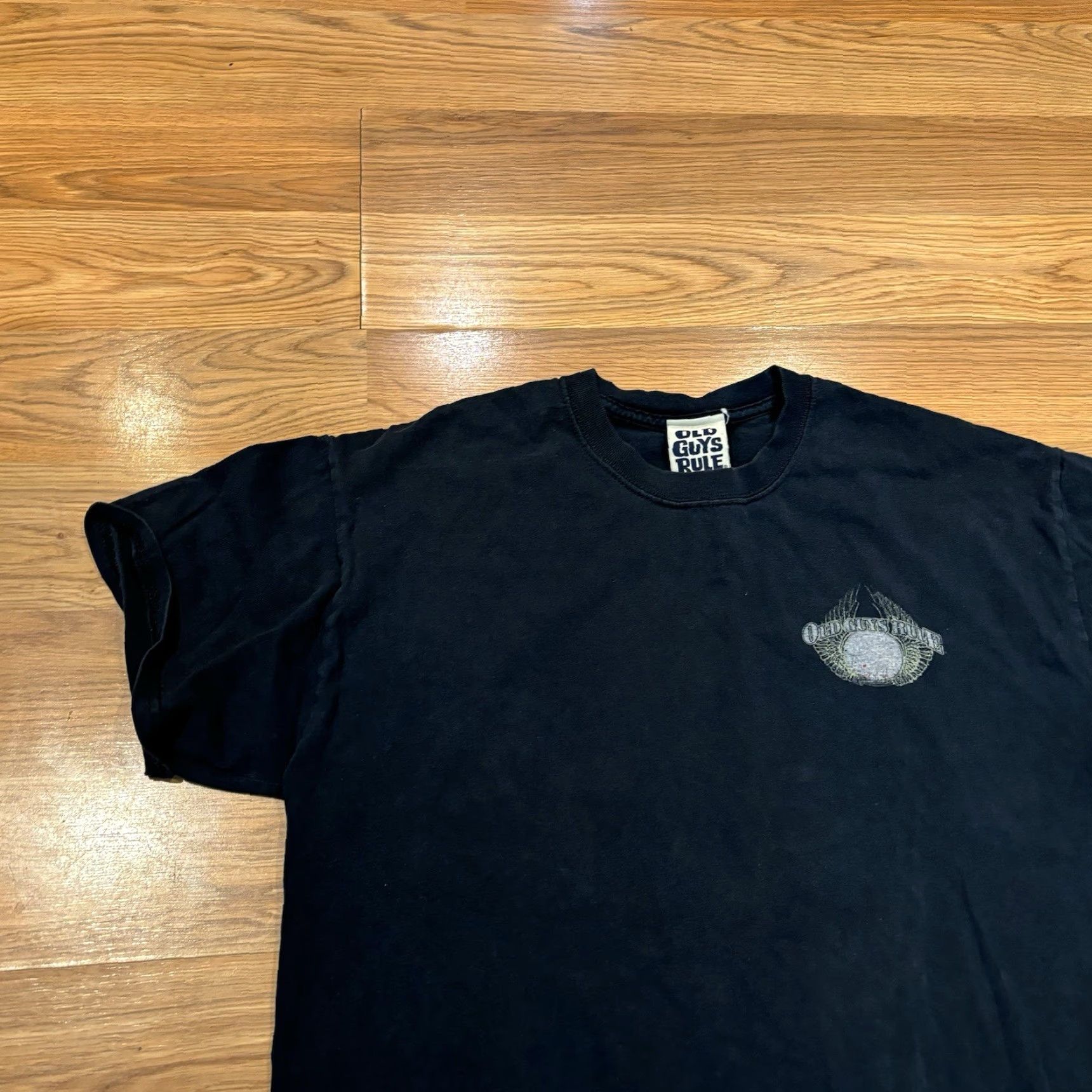 Vintage VINTAGE Old Guys Rule Black T Shirt Y2K Short Sleeve Men’s Size Medium Size US M / EU 48-50 / 2 - 7 Thumbnail