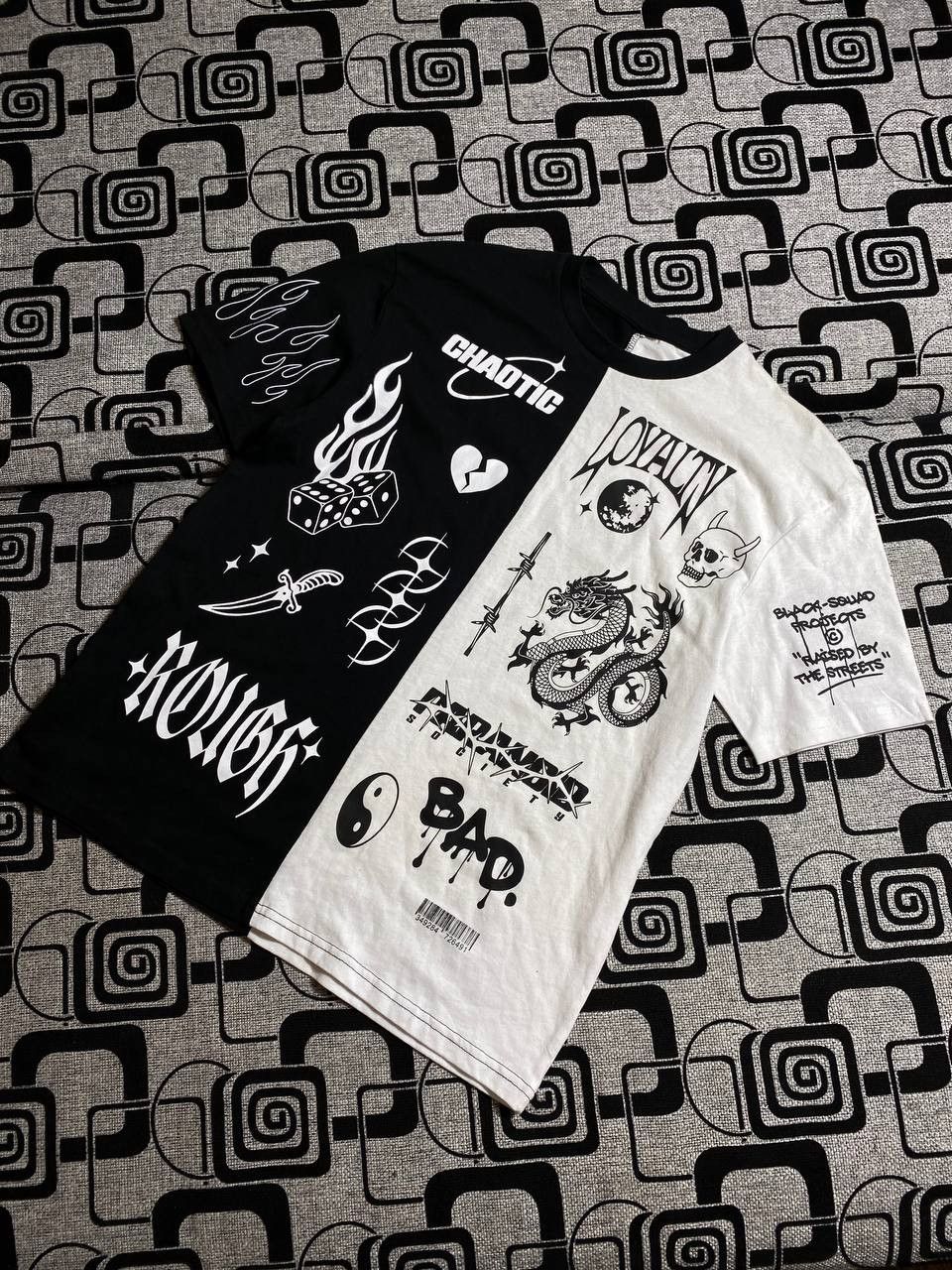 Affliction × Japanese Brand Y2K Affliction Style All Over Print T Shirt Tee Tapout Japan Size US M / EU 48-50 / 2 - 7 Thumbnail