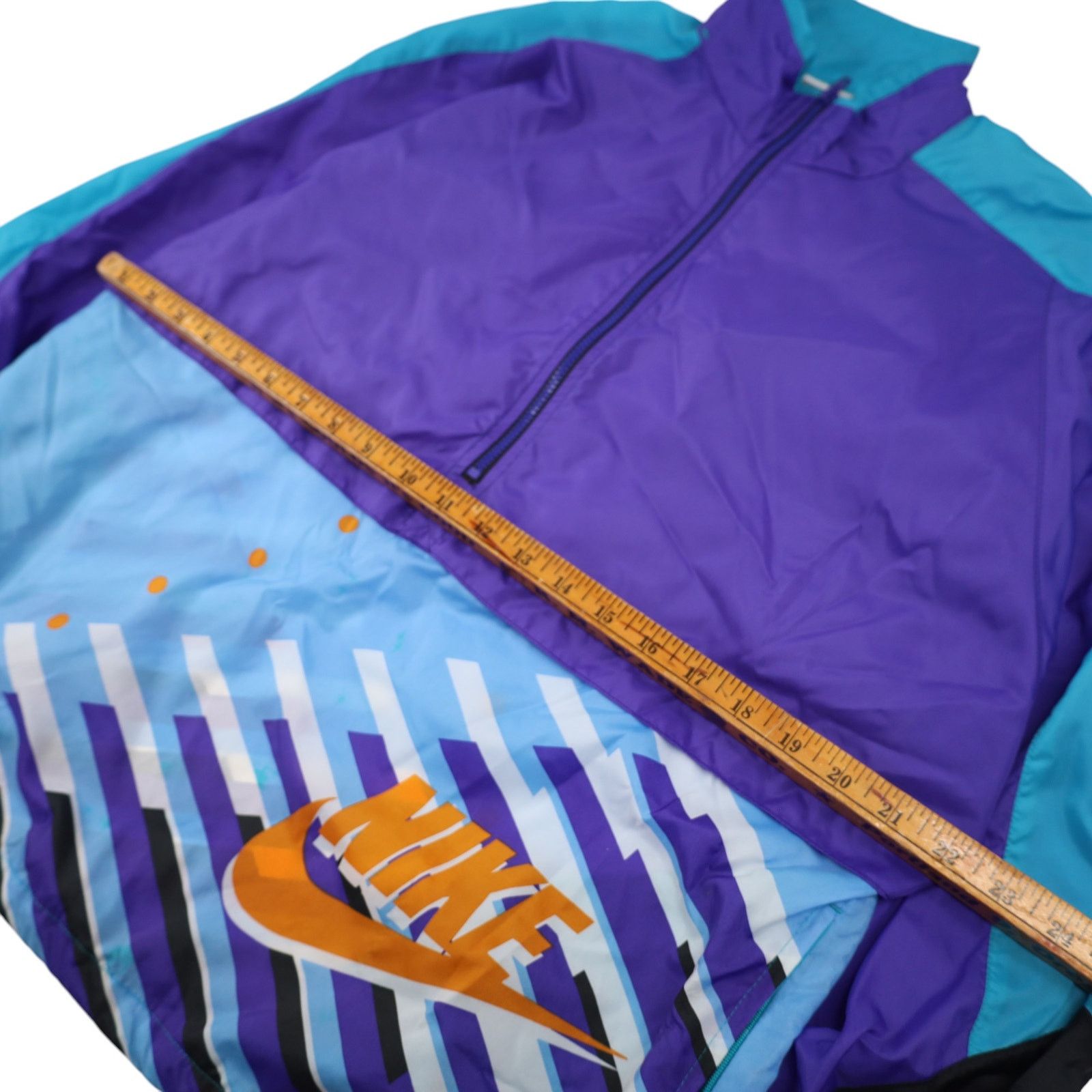 Nike × Vintage Vintage 90s Nike Gray Tag Pullover Windbreaker Jacket Size US M / EU 48-50 / 2 - 7 Thumbnail