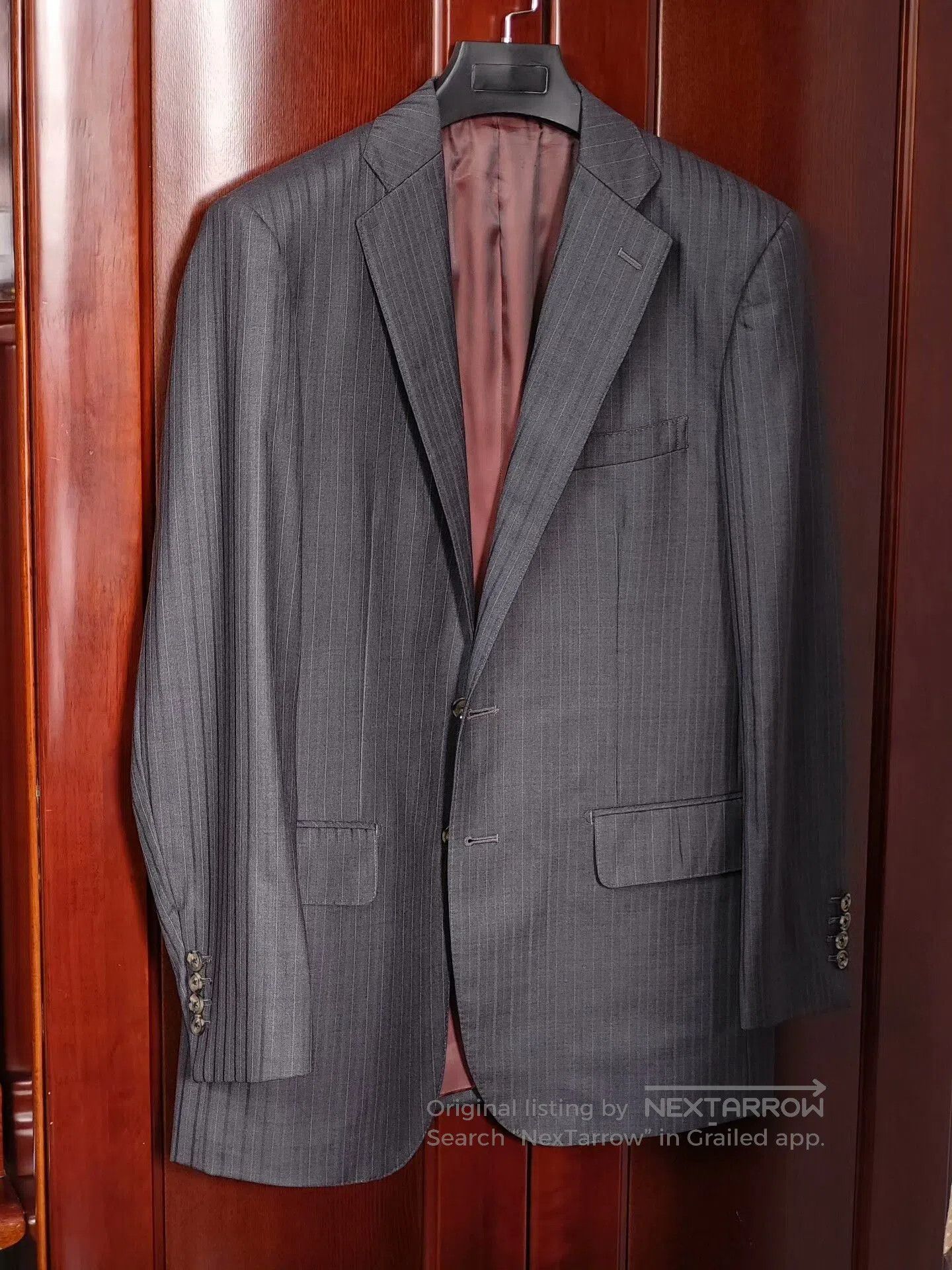 Ermenegildo Zegna Italian Zegna Gray Wool Blend Suit. Size US L / EU 52-54 / 3 - 1 Thumbnail