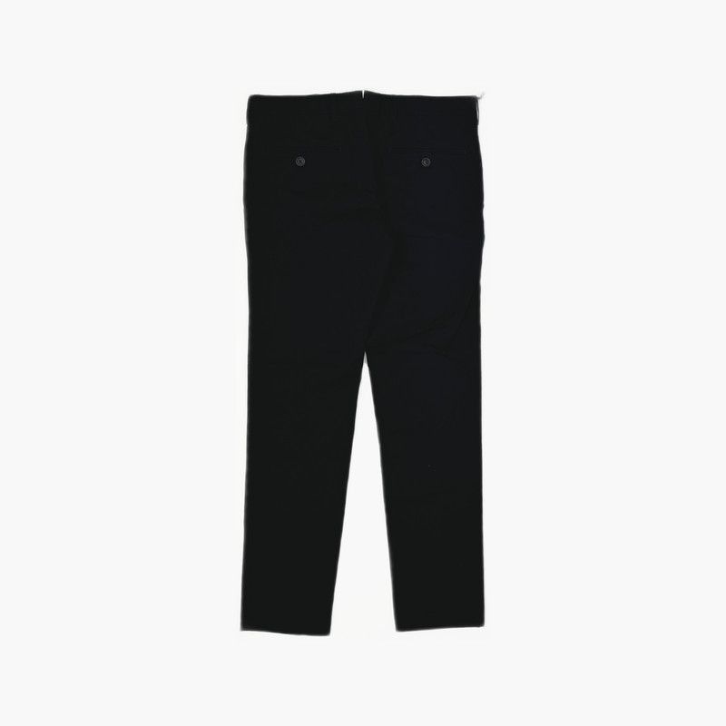 Prada Prada Solid Black Business Trousers for Men-2506 Size US 44 / EU 60 - 2 Thumbnail