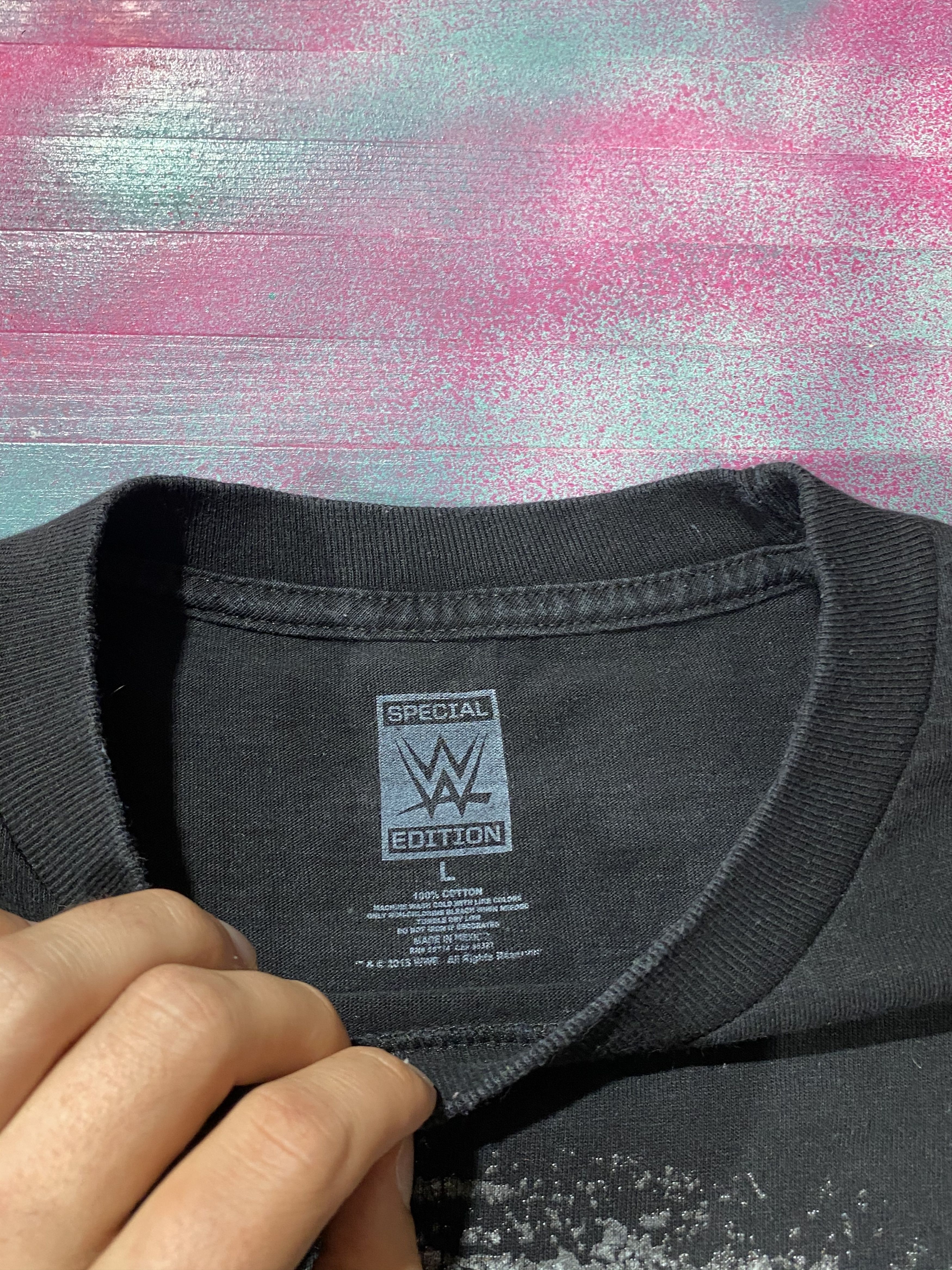 Vintage WWE Dean Ambrose Asylum Horror Logo T-shirt Size US L / EU 52-54 / 3 - 5 Thumbnail