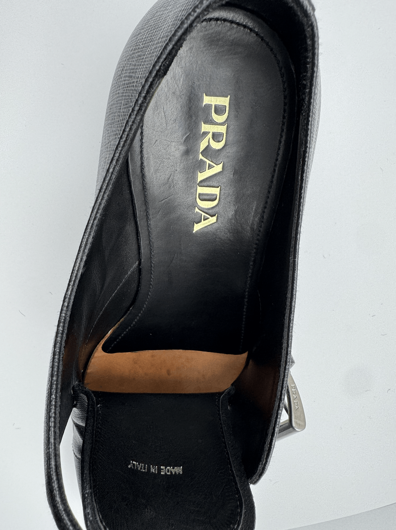Prada Prada Saffiano Leather Single Monk Shoe Black Size US 9 / EU 42 - 2 Thumbnail