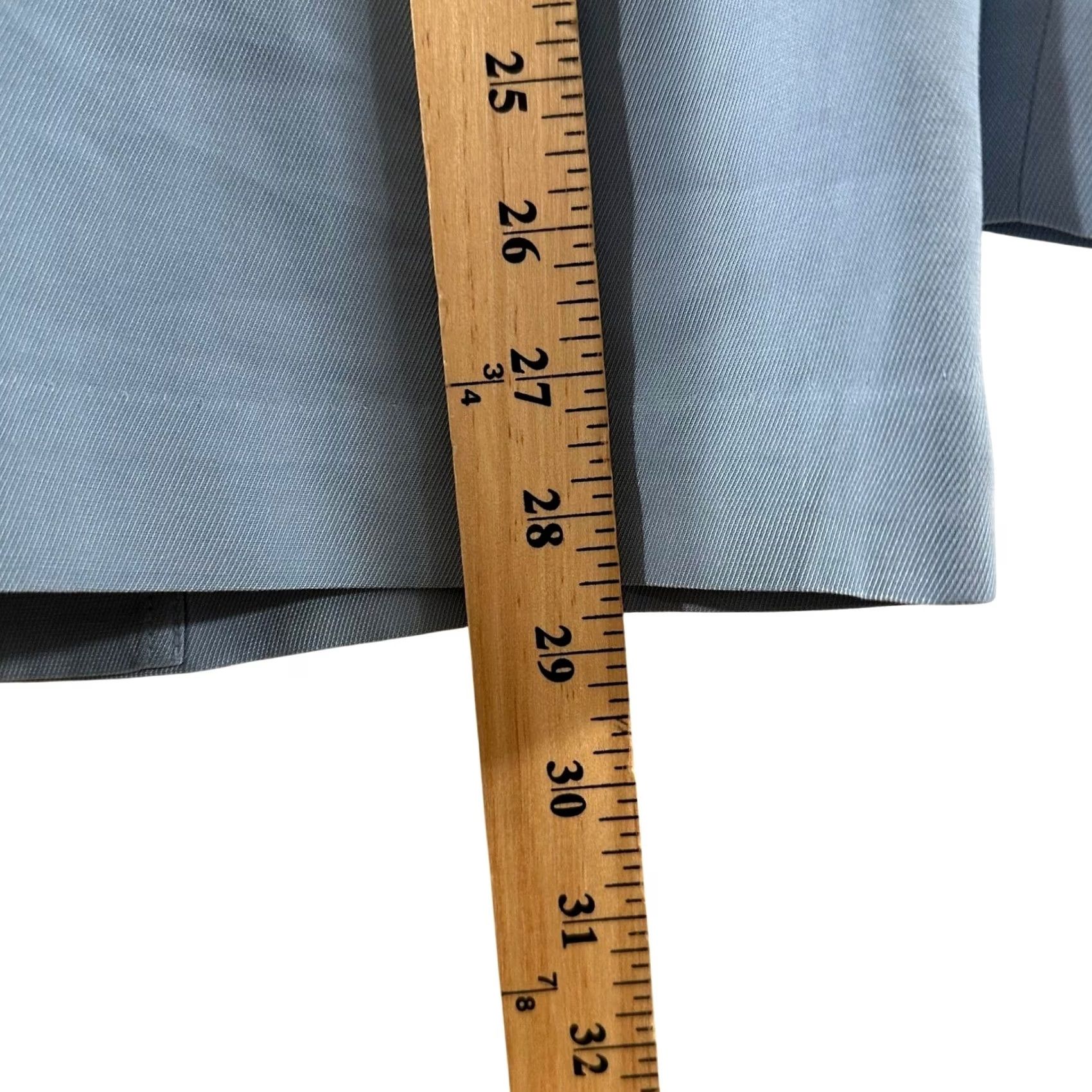 Vintage Open Edit Dusty Blue Single Button The Icon Relaxed Blazer Size XS / US 0-2 / IT 36-38 - 6 Thumbnail