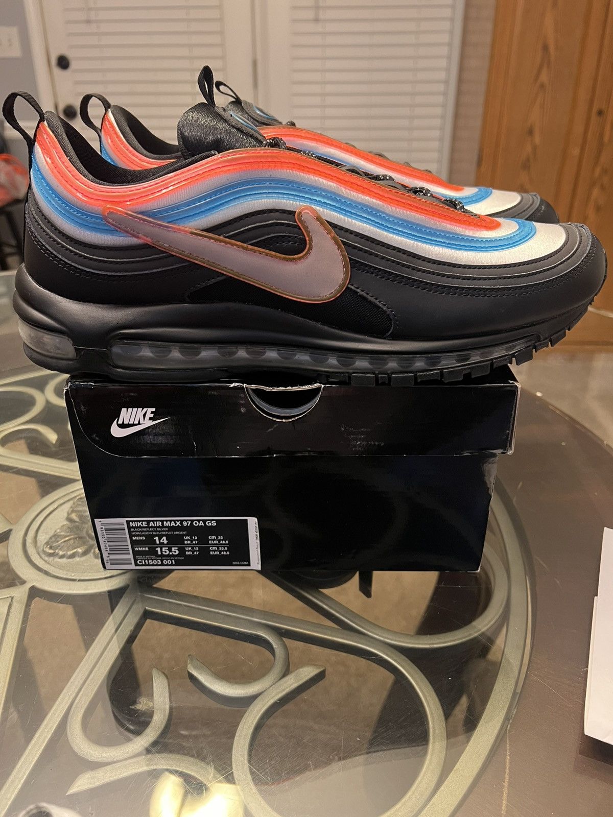 Nike Nike Air Max 97 On Air: Neon Seoul Size US 14 / EU 47 - 4 Thumbnail